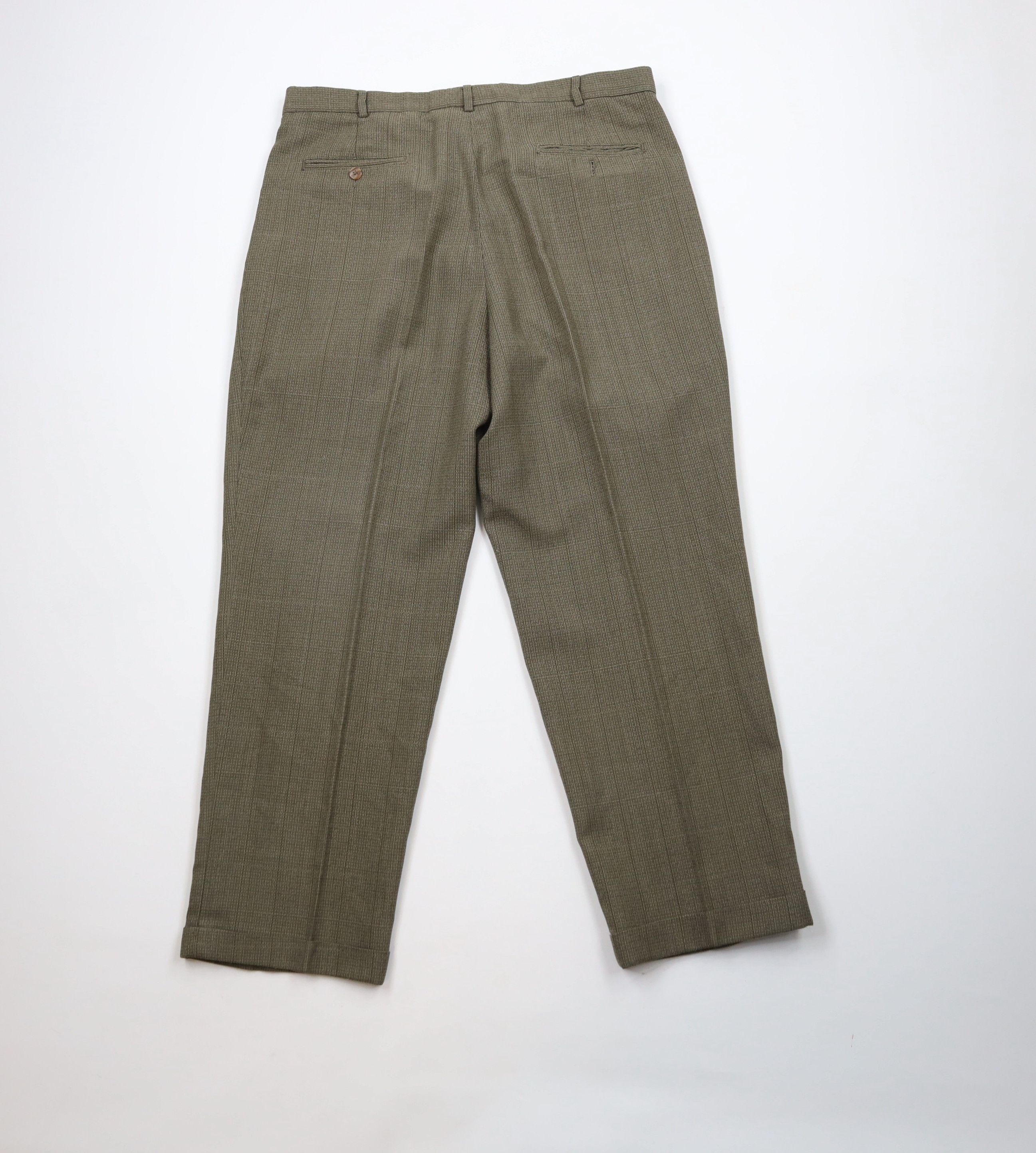 Vintage Vintage 90s Streetwear Wool Blend Wide Leg Chino Pants Size US 36 / EU 52 - 10 Thumbnail