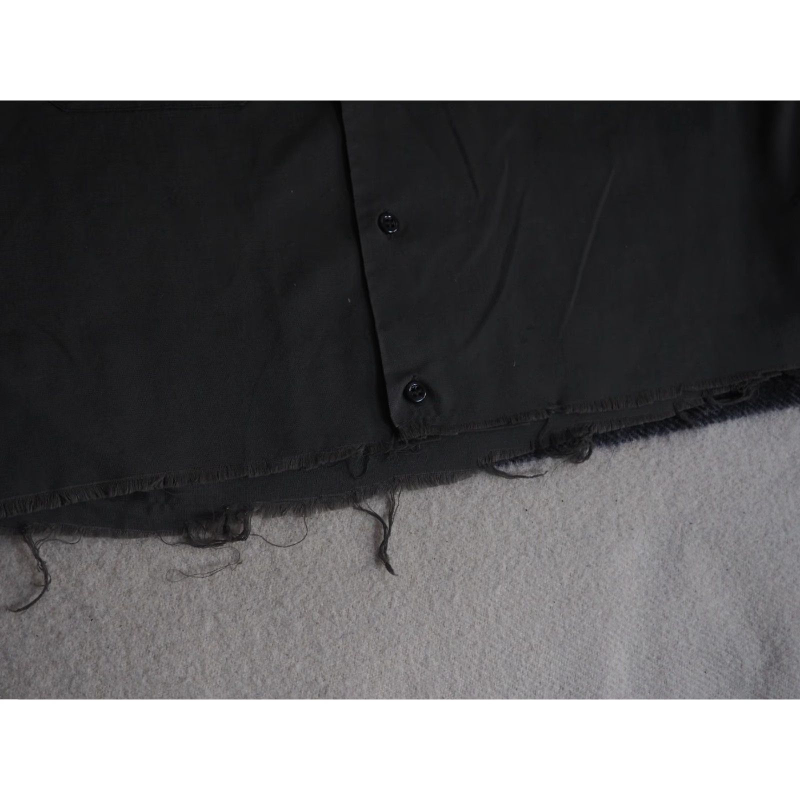 Vintage VTG 60s Big Mac Penneys Dark Green Grunge Crop Button Pocket Shirt Mens L Size US L / EU 52-54 / 3 - 6 Thumbnail