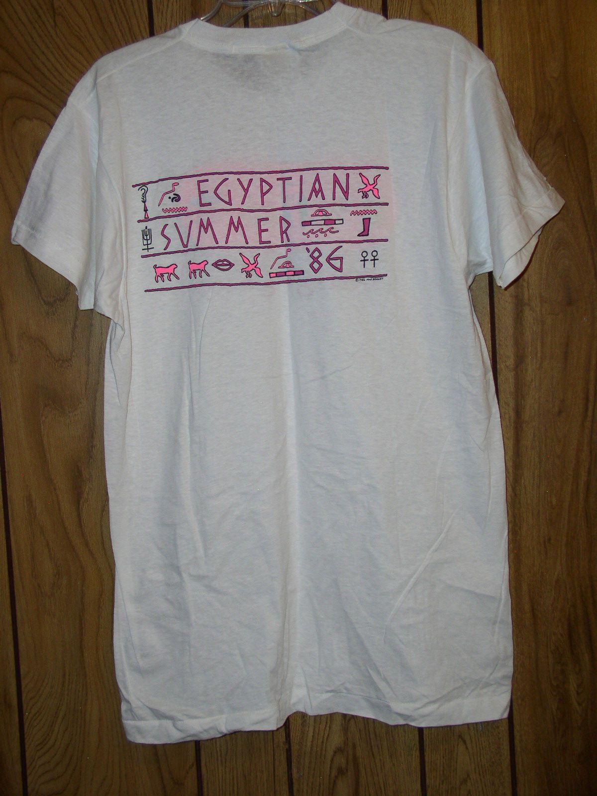 Vintage Bangles Concert Shirt 1986 Egyptian Summer Single Stitch Size US XL / EU 56 / 4 - 2 Thumbnail