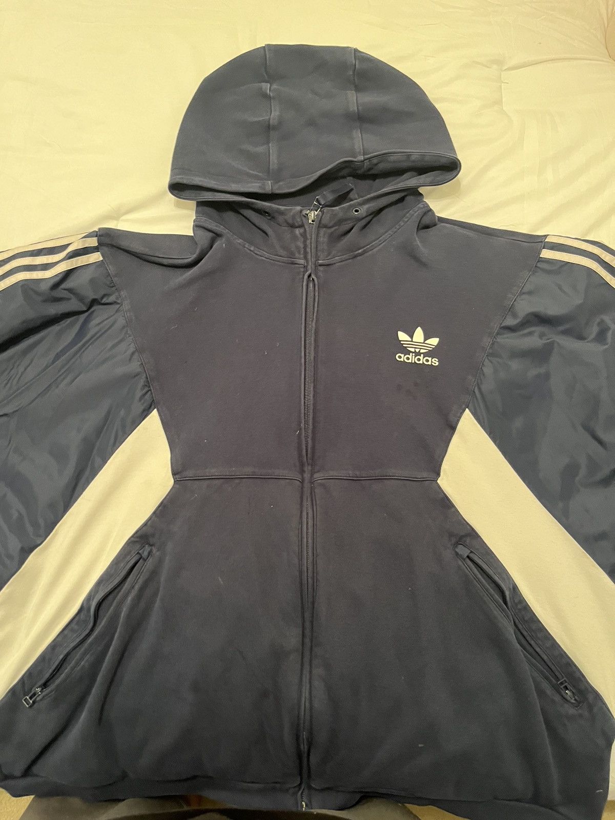 Adidas Navy Adidas Track windbreaker Size US XXL / EU 58 / 5 - 1 Thumbnail