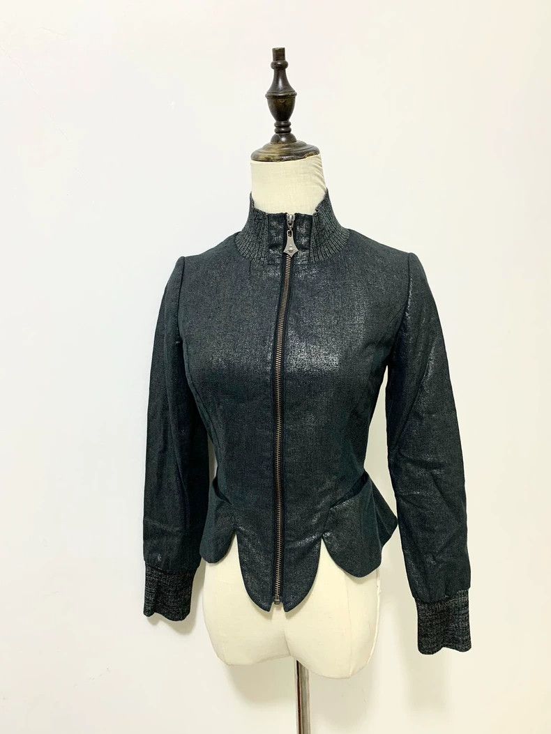 Vivienne Westwood size1 Black cardigan jacket with black pe