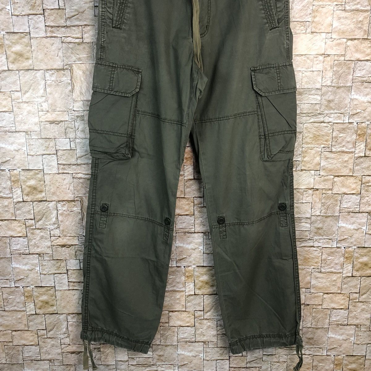 Japanese Brand Uniqlo japan vinyage utility Cargo Multipocket Pants #A343 Size US 30 / EU 46 - 3 Thumbnail
