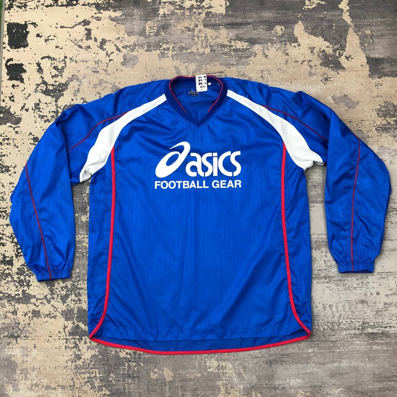 Asics Y652 ASICS FOOTBALL GEAR PULLOVER NYLON SWEATER Size US XL / EU 56 / 4 - 3 Thumbnail