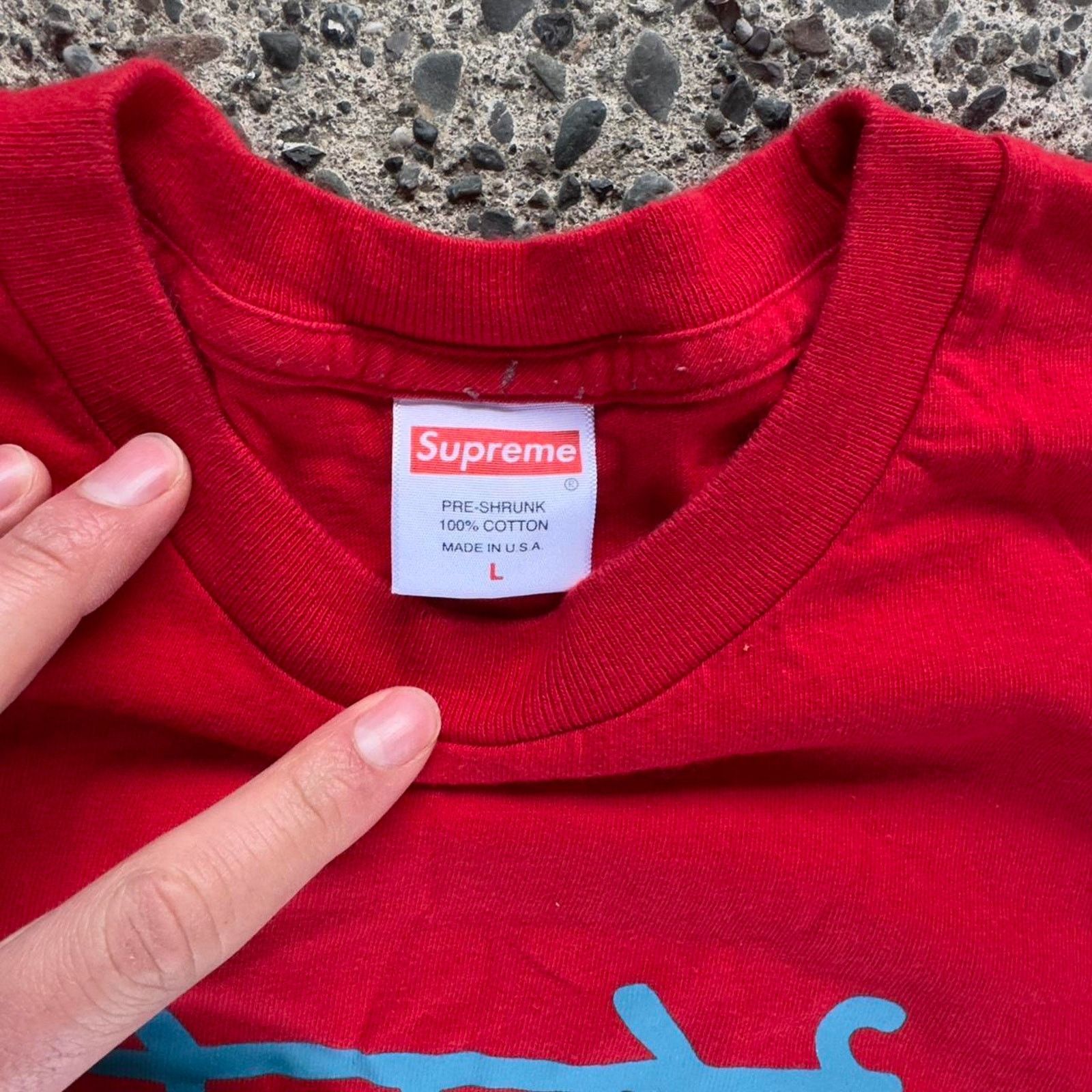 Supreme Supreme 2018 bombay red t shirt Size US L / EU 52-54 / 3 - 4 Thumbnail