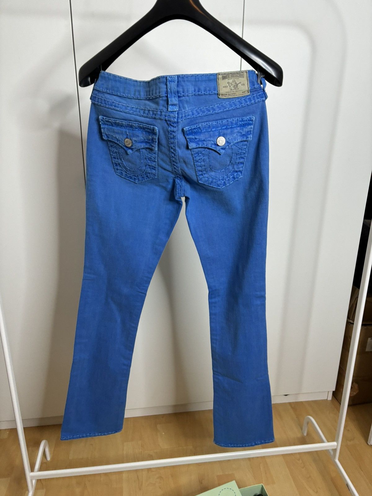 True Religion TRUE RELIGION STRAIGHT BARBWIRE STITCH JEANS 29 Size 29" - 2 Thumbnail