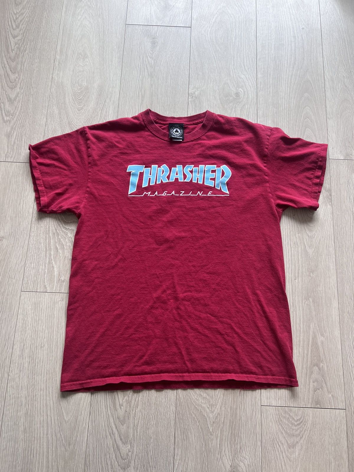 Thrasher × Vintage Thrasher Magazine Skateboarding T Shirt Vintage Y2K Spellout Size US L / EU 52-54 / 3 - 2 Thumbnail