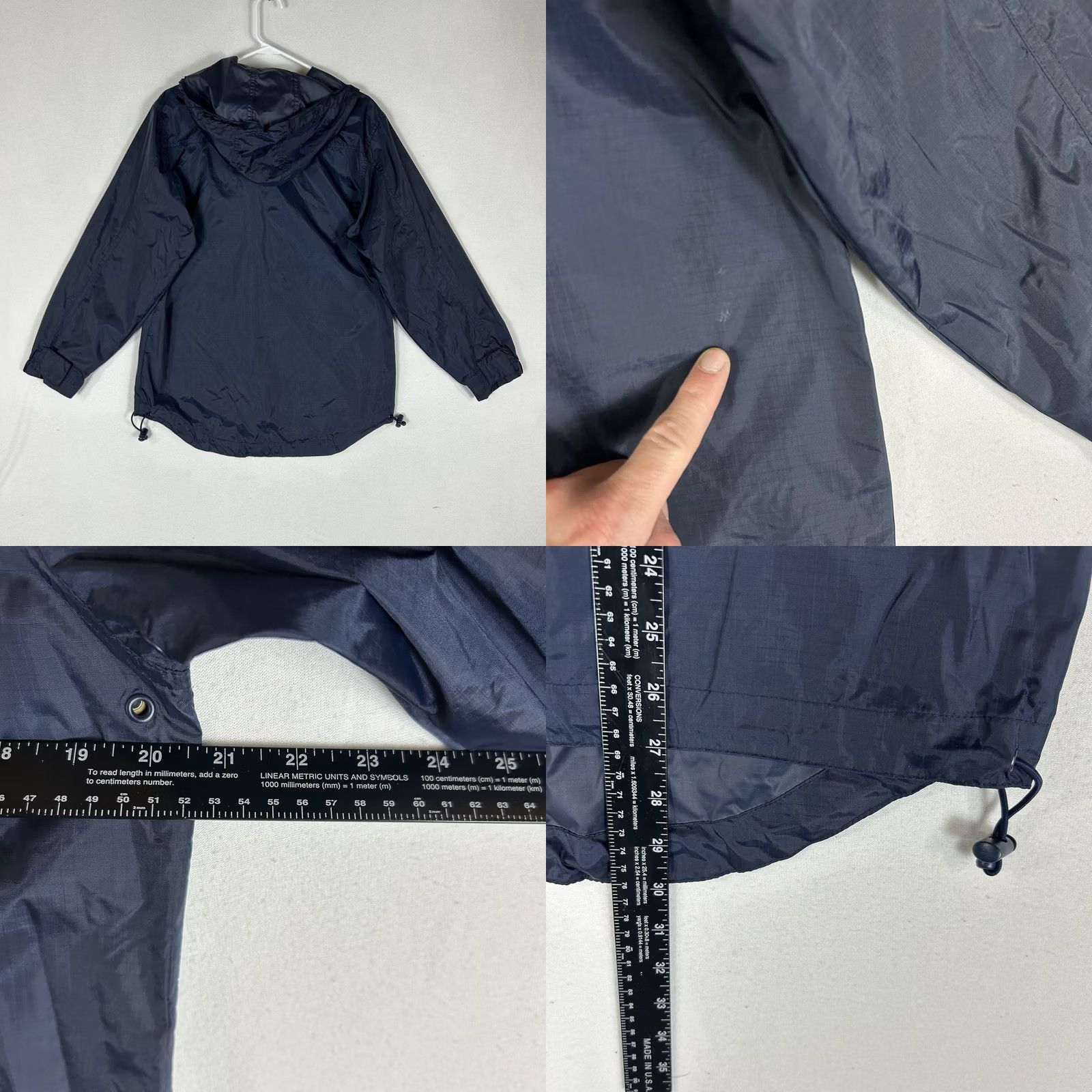 Tommy Bahama VINTAGE Tommy Bahama Windbreaker Jacket Women's XS Blue Snap Button Casual Long Sleeve Size XS / US 0-2 / IT 36-38 - 8 Thumbnail