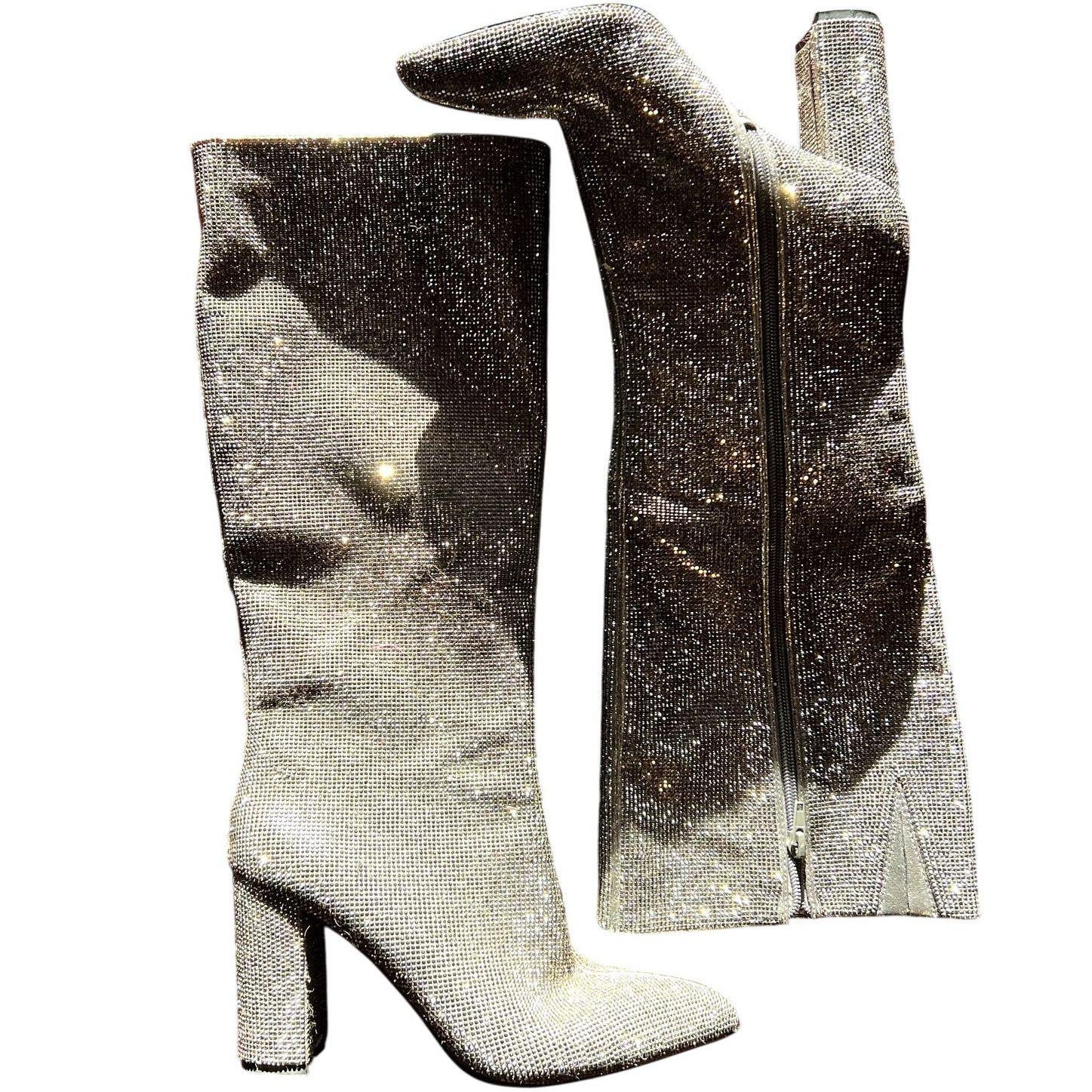 Urban Outfitters Rhinestone Boots Size US 7.5 / IT 37.5 - 1 Thumbnail