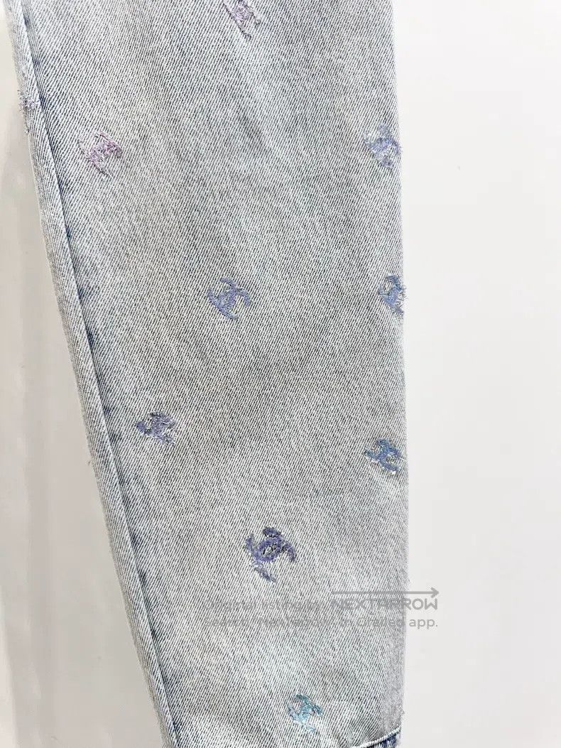 Chanel Chanel 21K sequin logo jeans Size 26" / US 2 / IT 38 - 3 Thumbnail