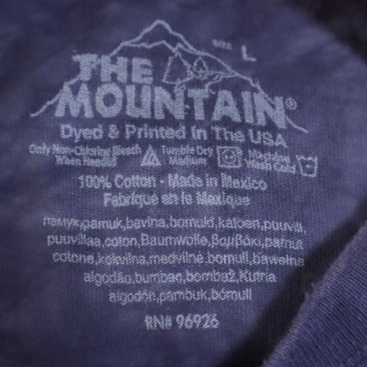 The Mountain The Mountain Wolf Dreamcatcher Tie-Dye T-Shirt Purple Men's L Size US L / EU 52-54 / 3 - 5 Thumbnail