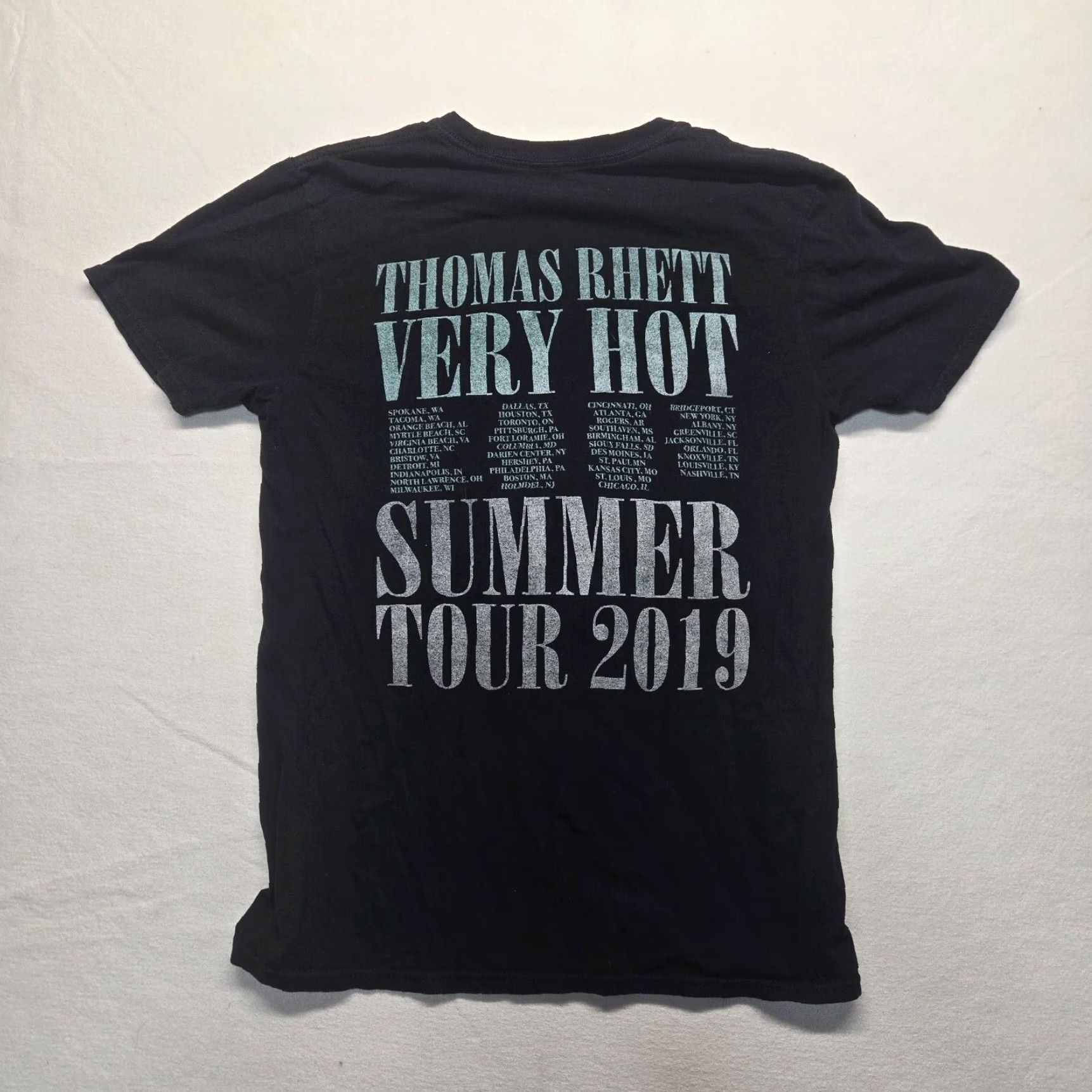 Doublet Thomas Rhett Official Tour Merchandise Summer 2019 Double Sided Premium Concert Tee T-Shirt Adult Medium Size High Quality Music Memorabilia Size US M / EU 48-50 / 2 - 6 Thumbnail