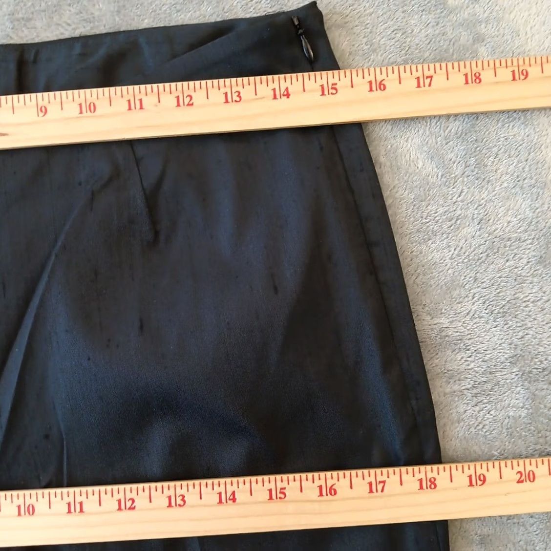 Vintage Chico's Pants Dress Pants Women's 0 Black Lightweight Silk Blend Side Zip 30x27 Straight Inseam 27 Size 25" / US 0 / IT 36 - 2 Thumbnail