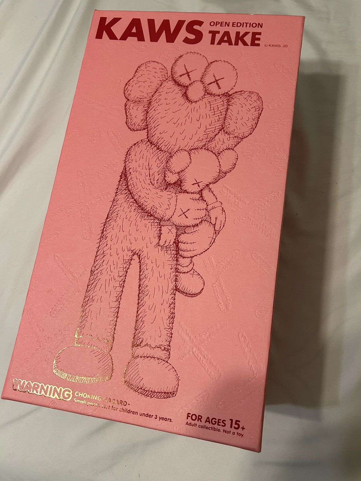 image of Kaws Take Vinyl Figure Pink, Men's