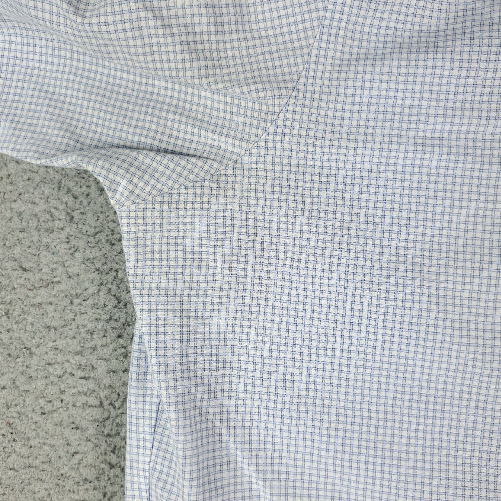 Brooks Brothers Brooks Brothers Dress Shirt Mens Size 17 Blue Plaid Long Sleeve Button Up Regular Fit Size 46R - 3 Thumbnail