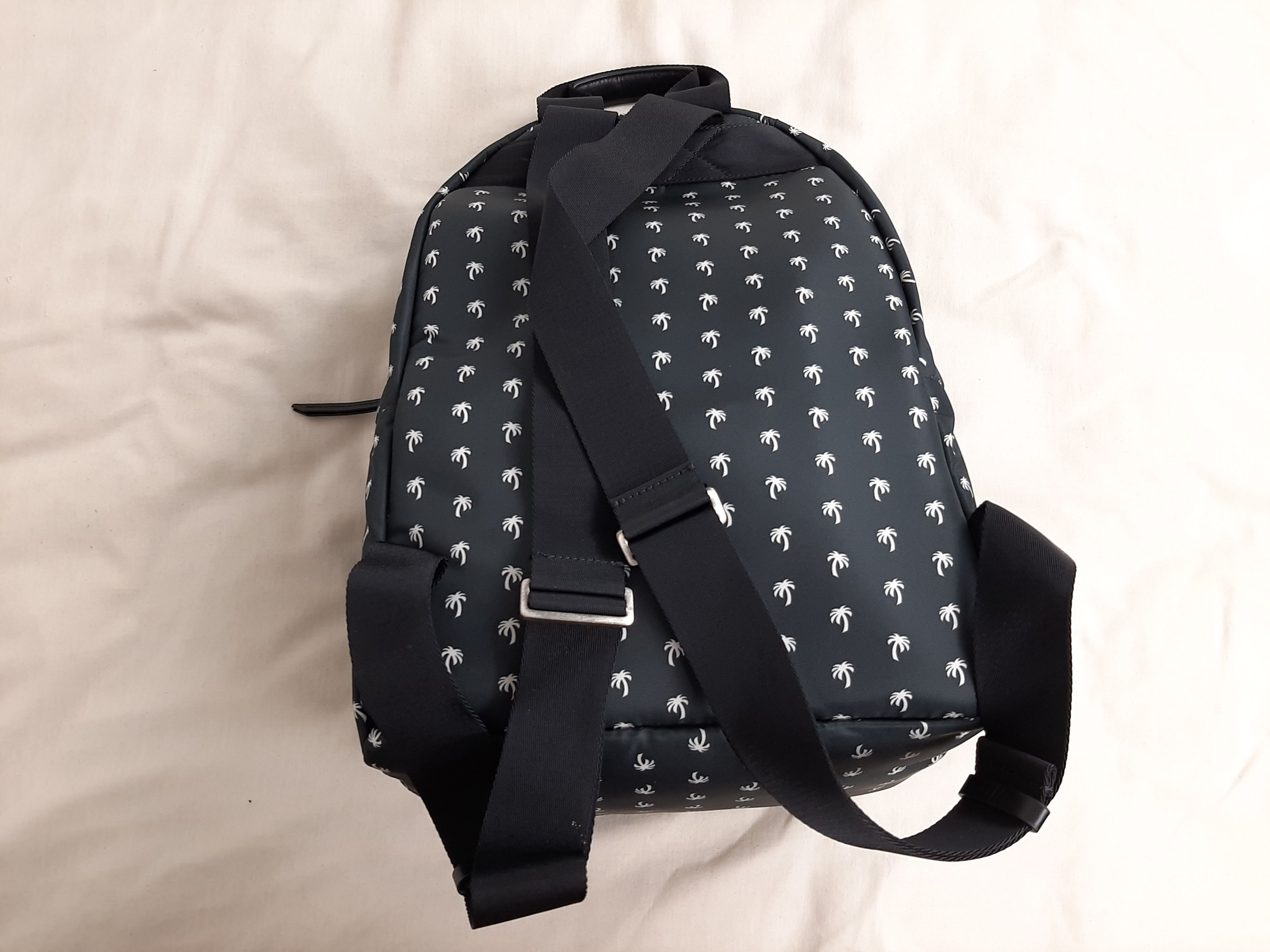 Palm Angels Palm Angels Mini Palms Backpack Black White Men's One Size Size ONE SIZE - 7 Thumbnail