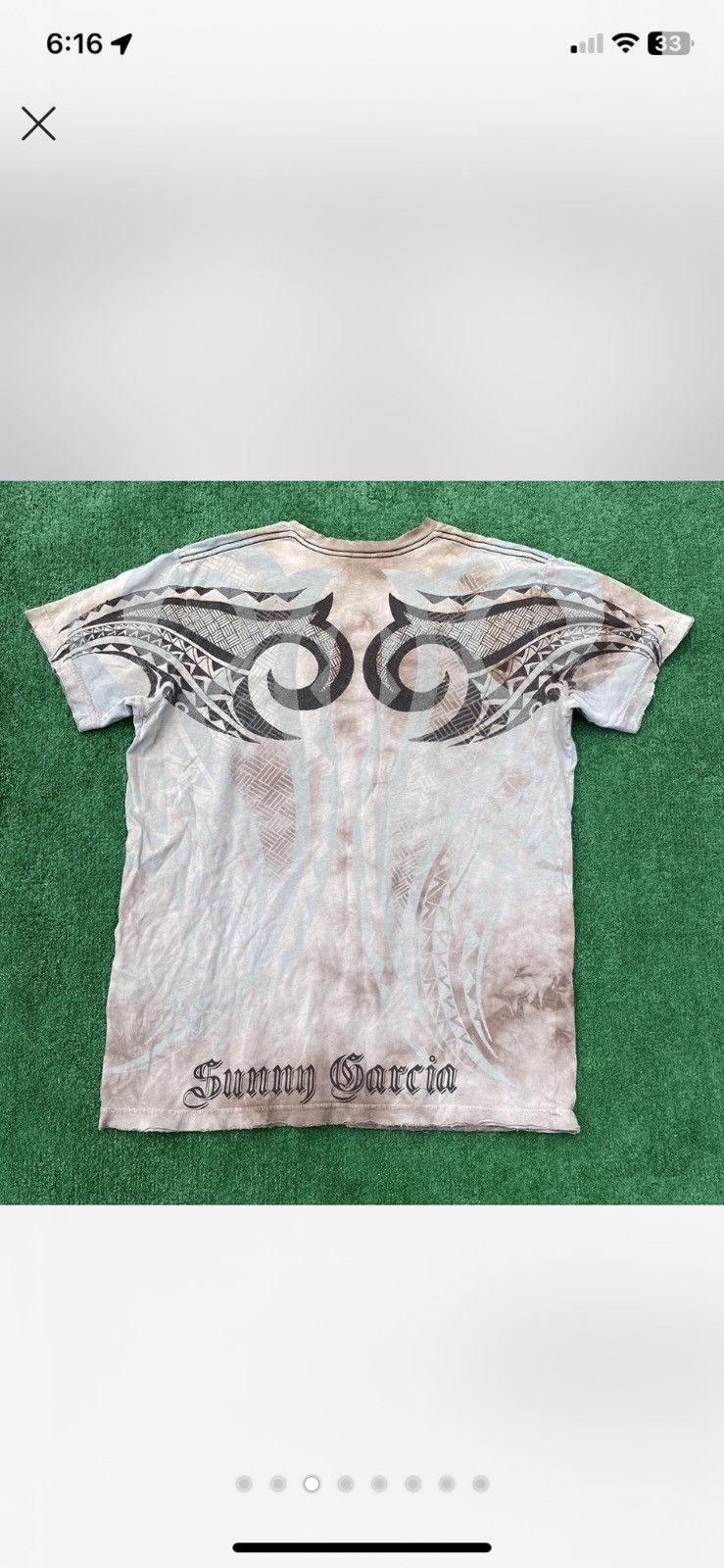 Affliction × Vintage Y2K Affliction Skull Beard Sunny Garcia T-Shirt Medium Size US M / EU 48-50 / 2 - 2 Thumbnail