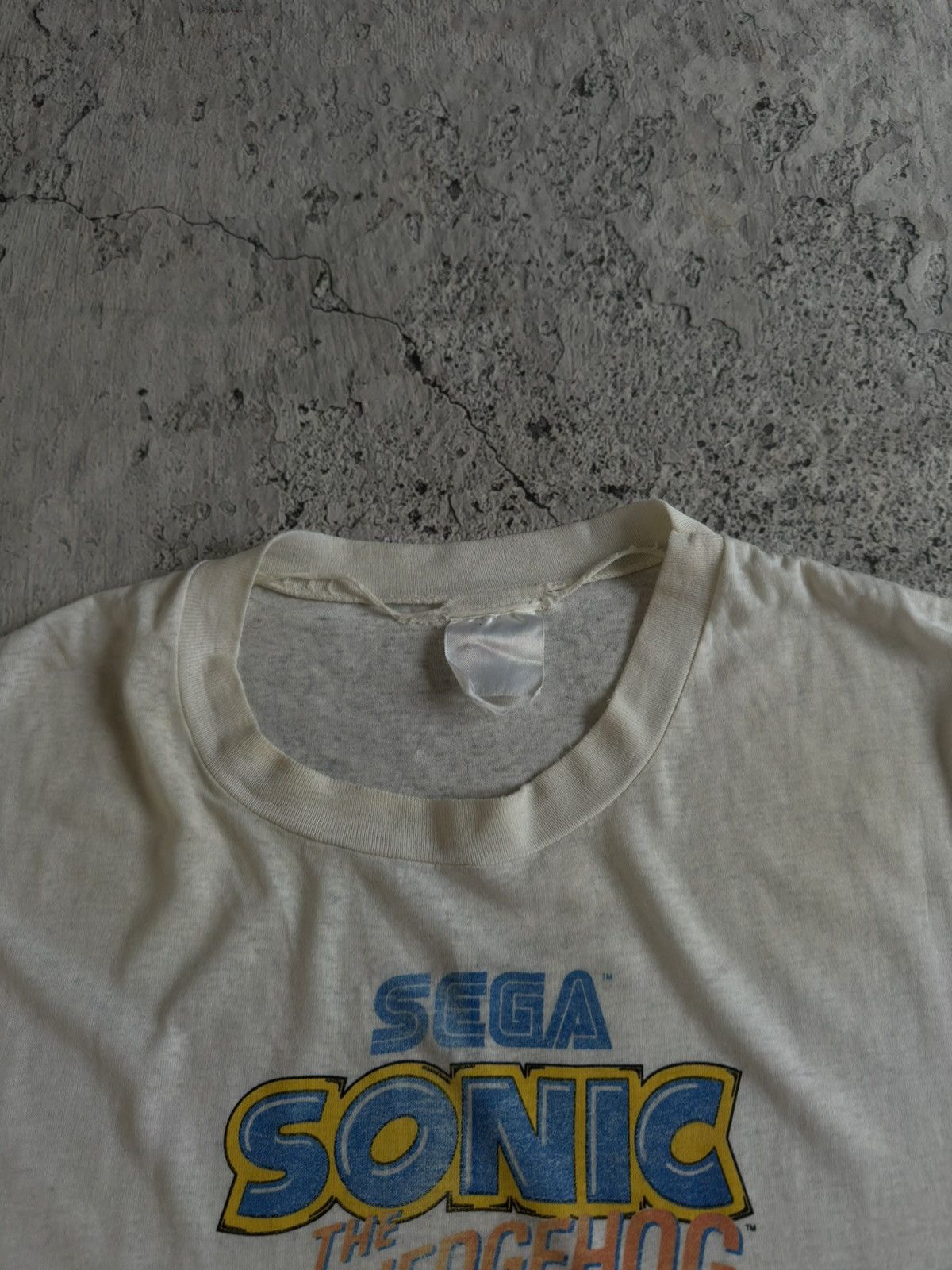 Band Tees Vintage 1992 SEGA Sonic The Hedgehog T Shirt Size US XL / EU 56 / 4 - 9 Thumbnail