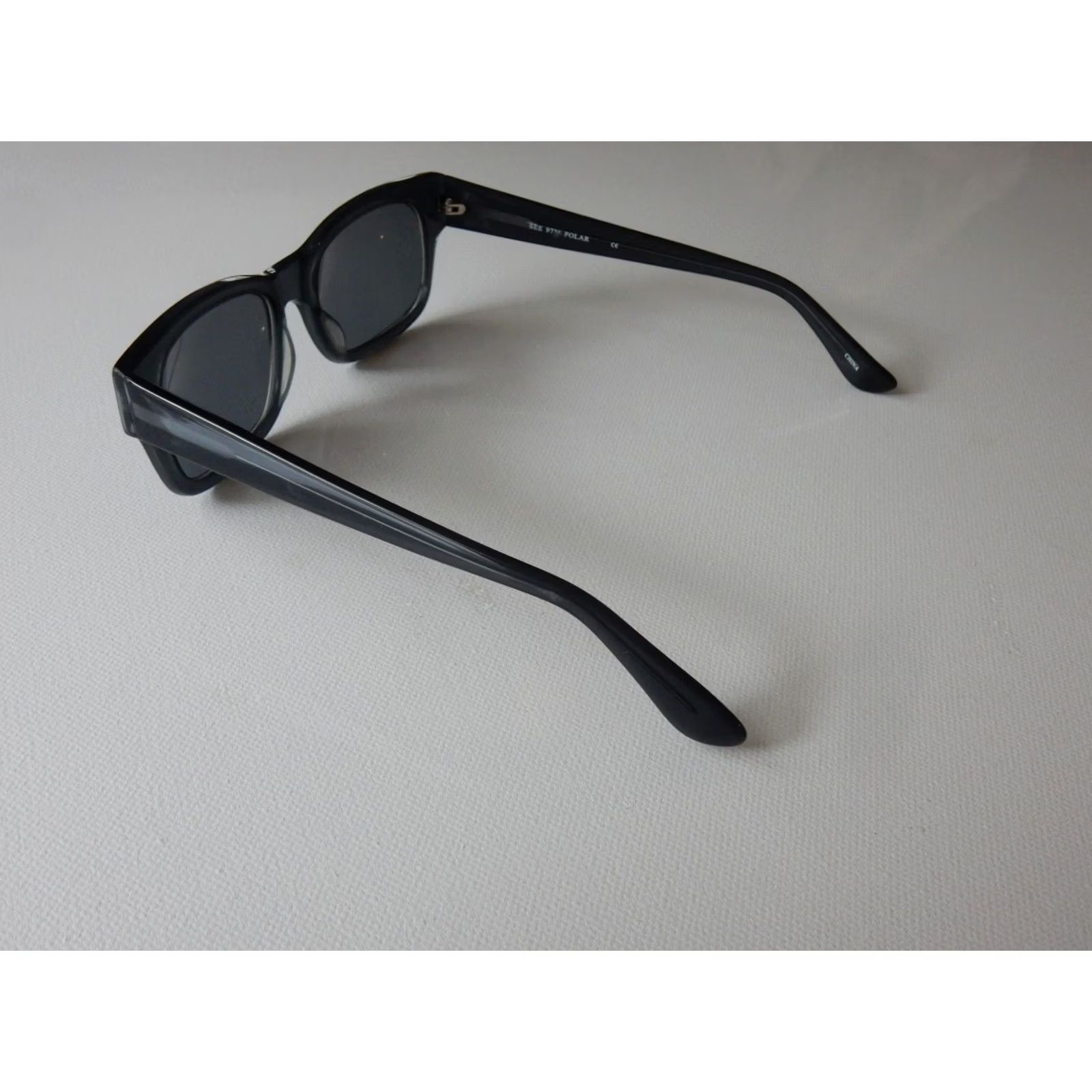 Vintage SEE Sunglasses Frames Only 52[]21 145 C638 9736 Polar Big Wide Men Gray Sunglasses Frames Only Size ONE SIZE - 3 Thumbnail