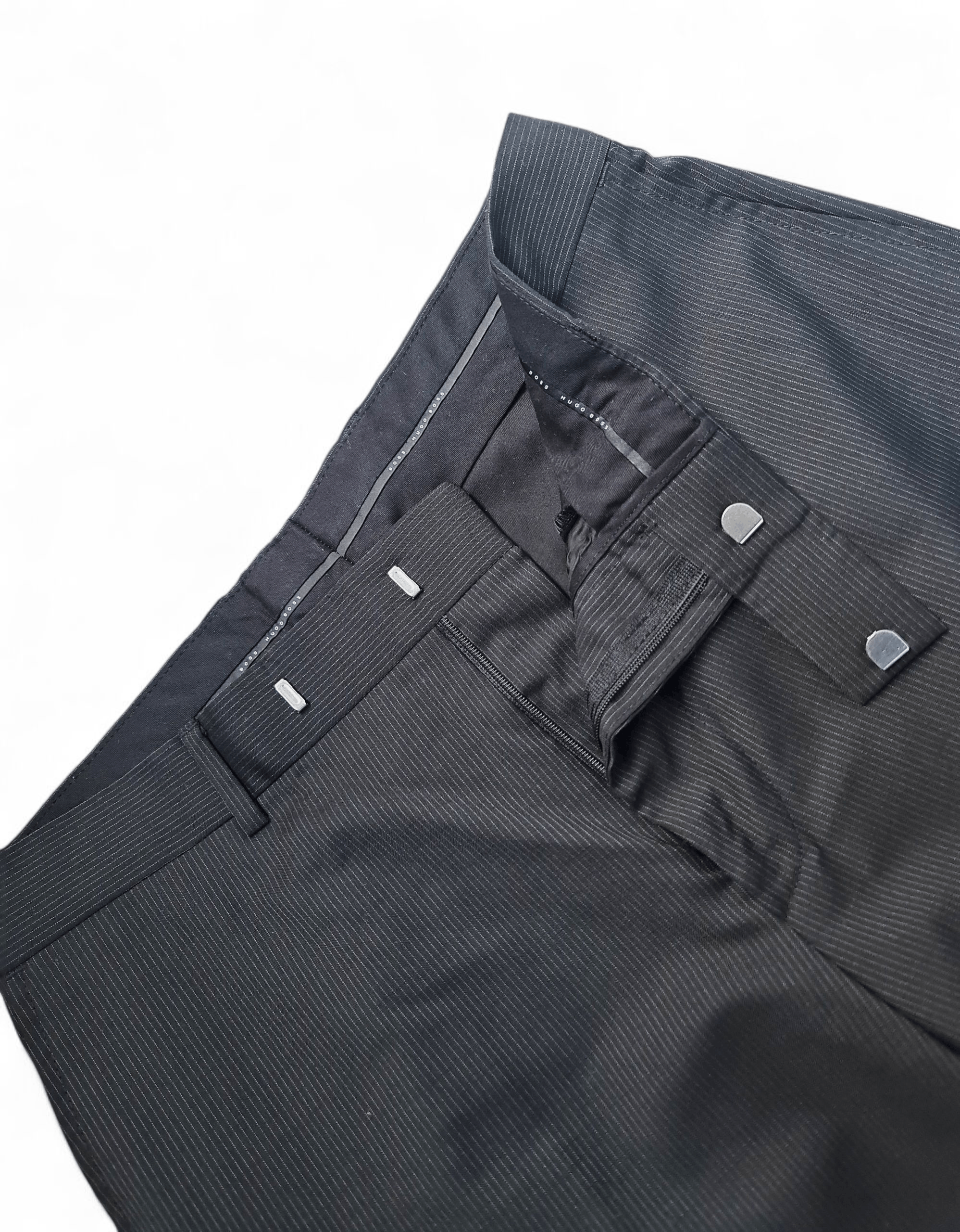 Hugo Boss Vintage Hugo Boss Striped Virgine Wool Pants Size US 30 / EU 46 - 4 Thumbnail