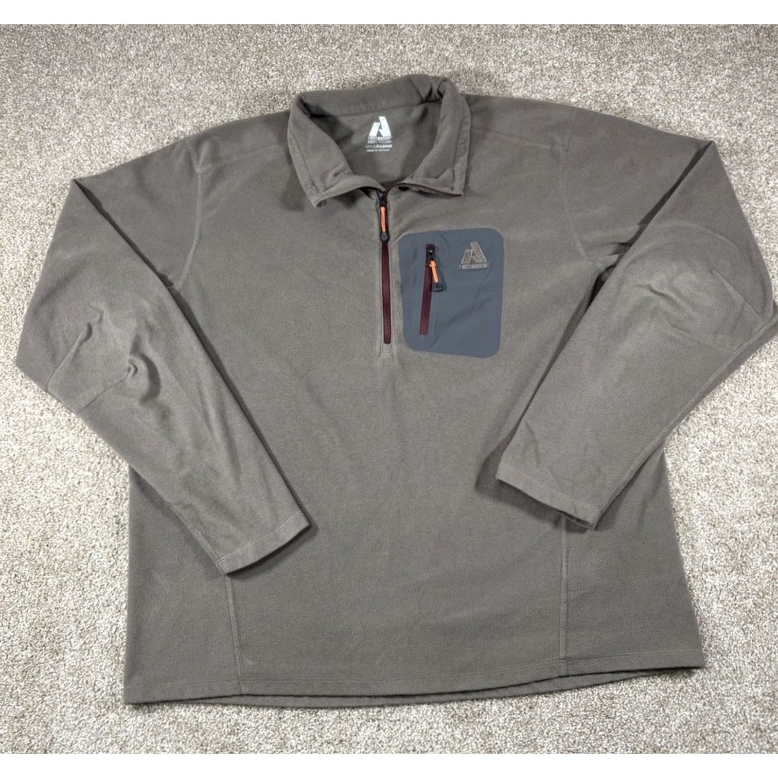 Eddie Bauer Eddie Bauer First Ascent Polartec Quarter Zip Fleece Mens XL Brown Pullover 1/4 Zip Outdoor Hiking Fashion Sweatshirt Size US XL / EU 56 / 4 - 2 Thumbnail
