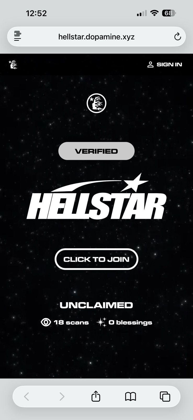 HELLSTAR Hellstar Hockey Jersey Mask Graphic Tee (S oversized) Size US S / EU 44-46 / 1 - 10 Thumbnail