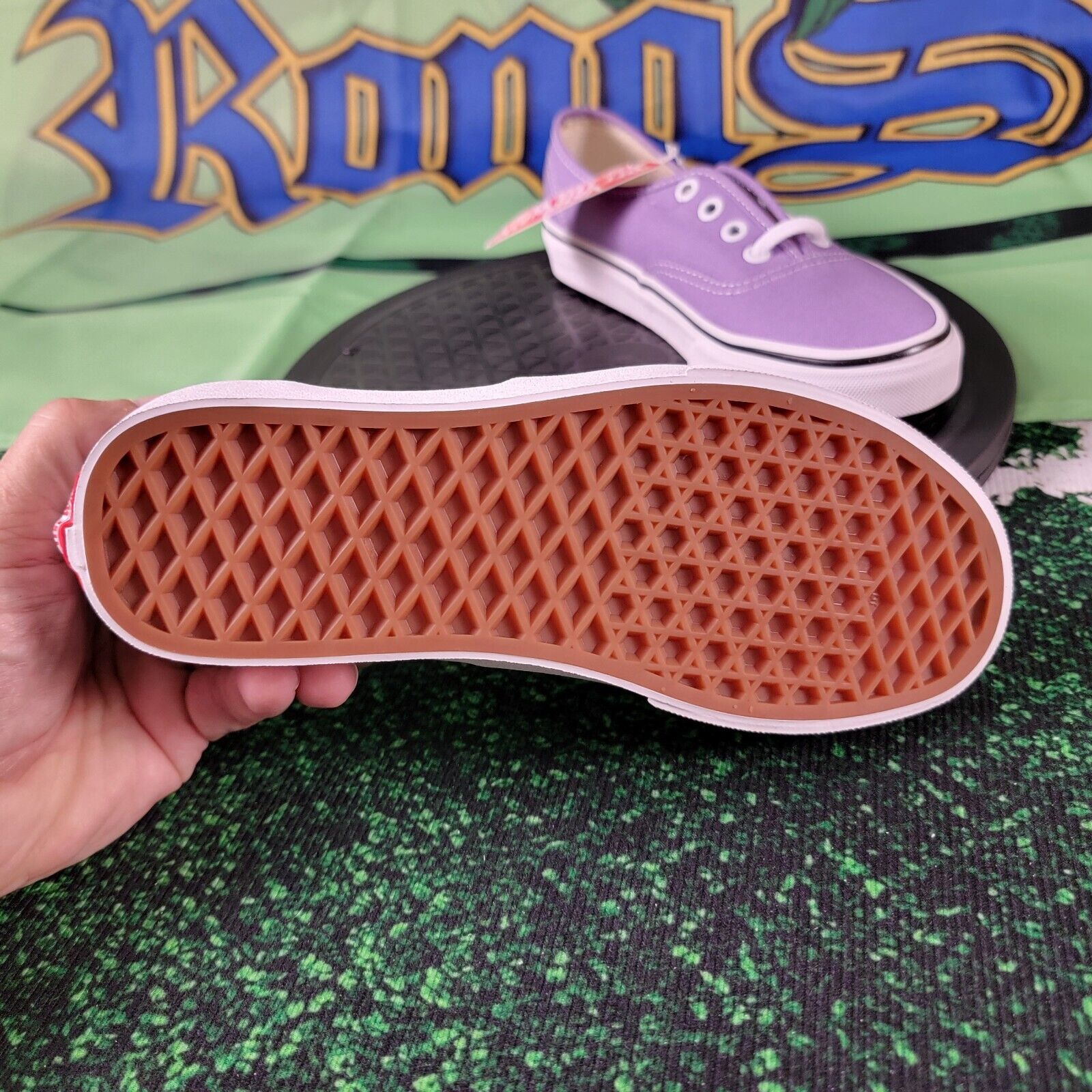 Vans Vans Authentic Chalk Violet Skateboarding Shoes Sz 4M 5.5W Size US 5.5 / IT 35.5 - 6 Thumbnail