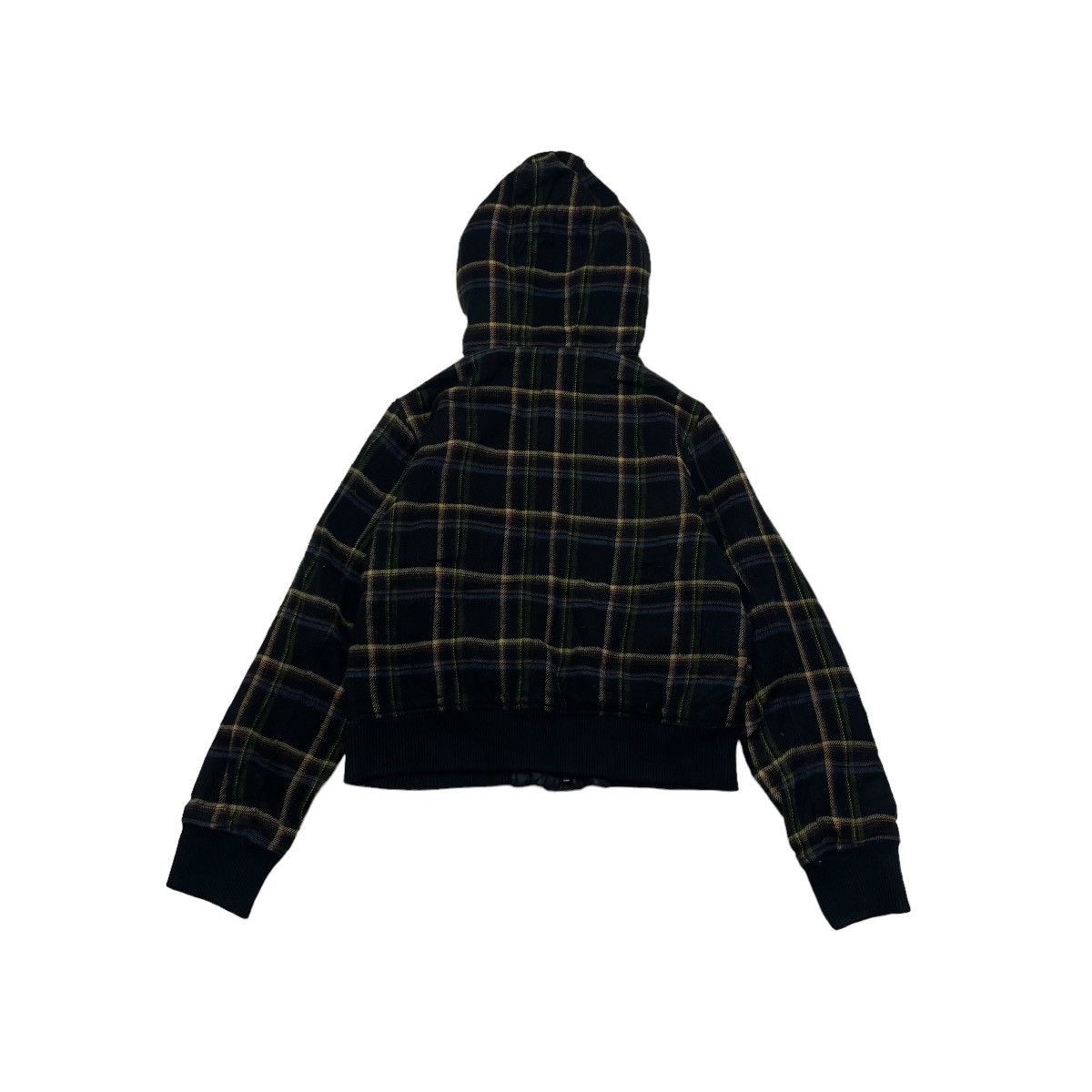 Hysteric Glamour Vintage Japanese Brand 90ans Tartan Faux Fur Hooded Jacket Size M / US 6-8 / IT 42-44 - 4 Thumbnail