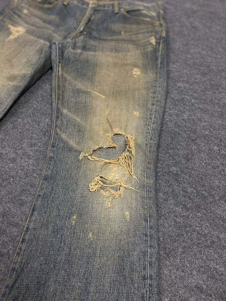 Japanese Brand blue way japanese brand distressed denim nice design Size US 34 / EU 50 - 11 Thumbnail