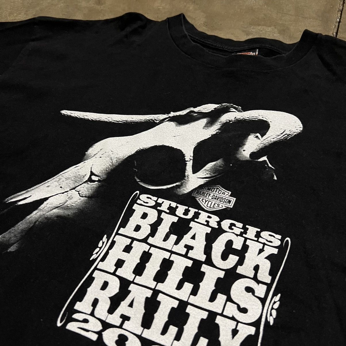 Harley Davidson Vintage Harley Davidson T shirt Black Hills Rally Sturgis Size US XXL / EU 58 / 5 - 4 Thumbnail