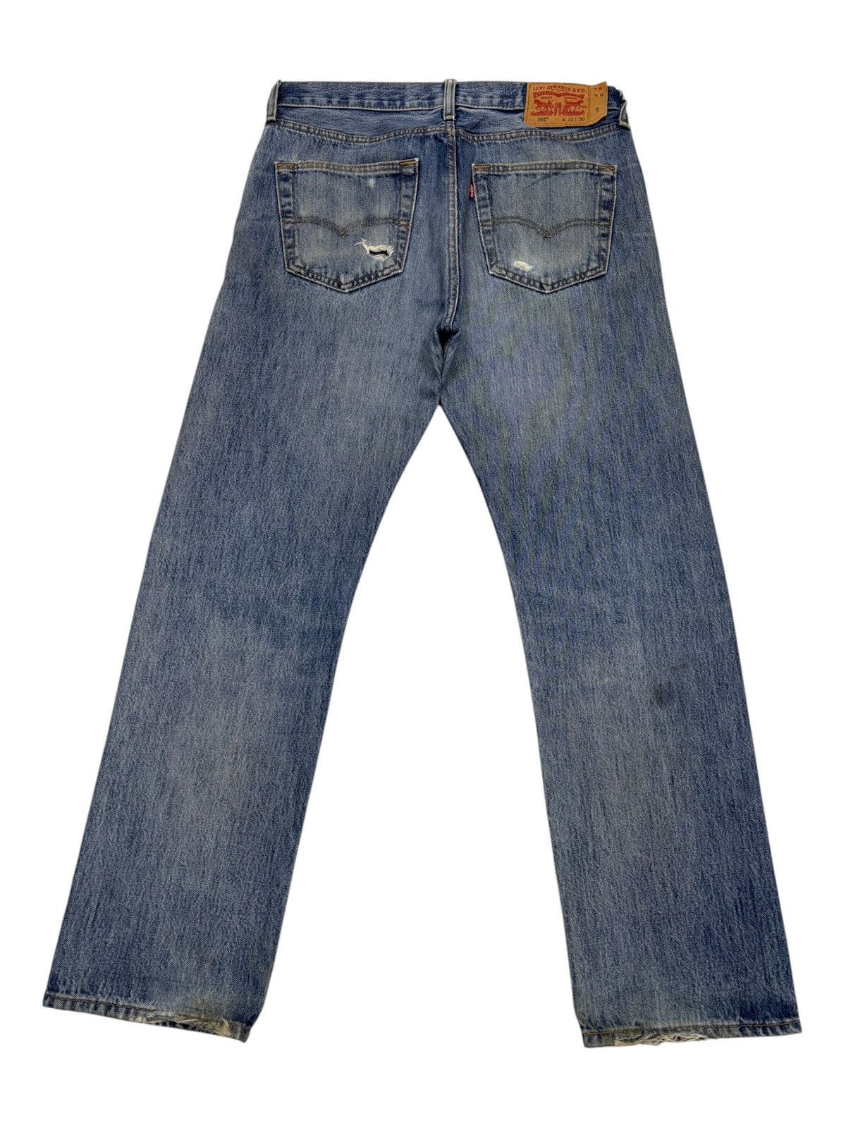 Levi's × Undercover Vintage Levis 501 Kurt Cobain Distressed Denim Jeans Size US 33 - 2 Thumbnail