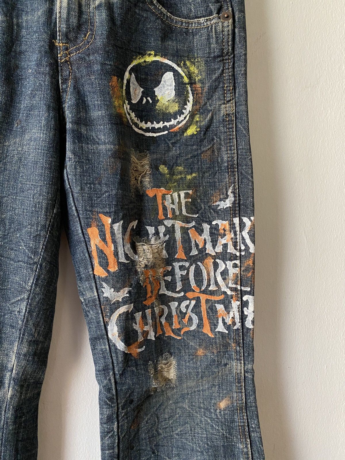 Japanese Brand Japanese Brand Back Rush Flare Distressed Denim Size US 29 - 7 Thumbnail