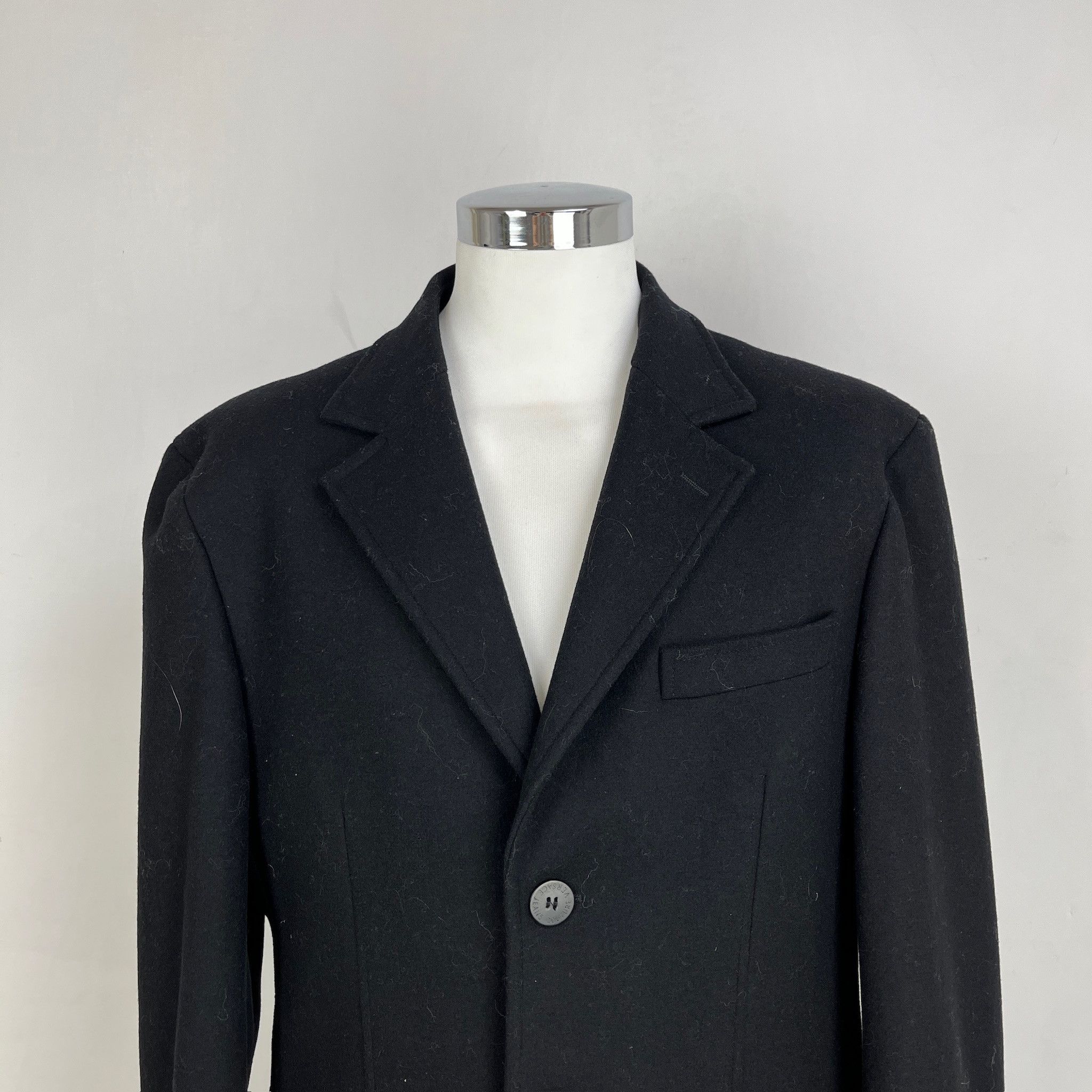 Versace Jeans Couture Cappotto Versace Jeans Couture Lana – 54 IT Size US L / EU 52-54 / 3 - 2 Thumbnail