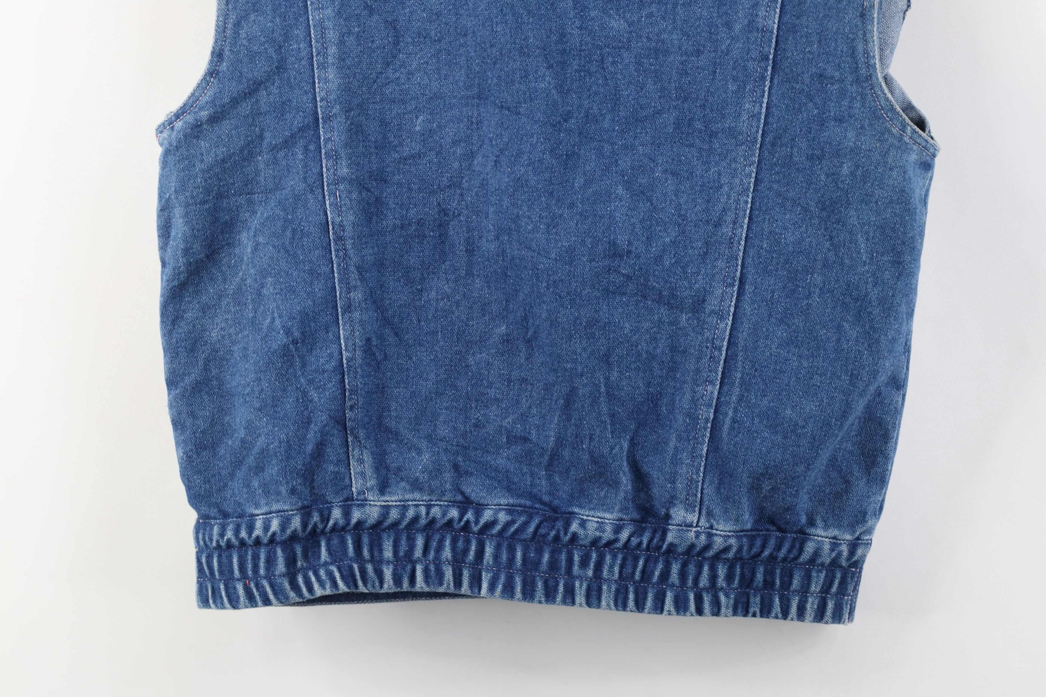 Vintage Vintage 80s 90s Streetwear Sleeveless Denim Vest Jacket Size XL / US 12-14 / IT 48-50 - 14 Thumbnail