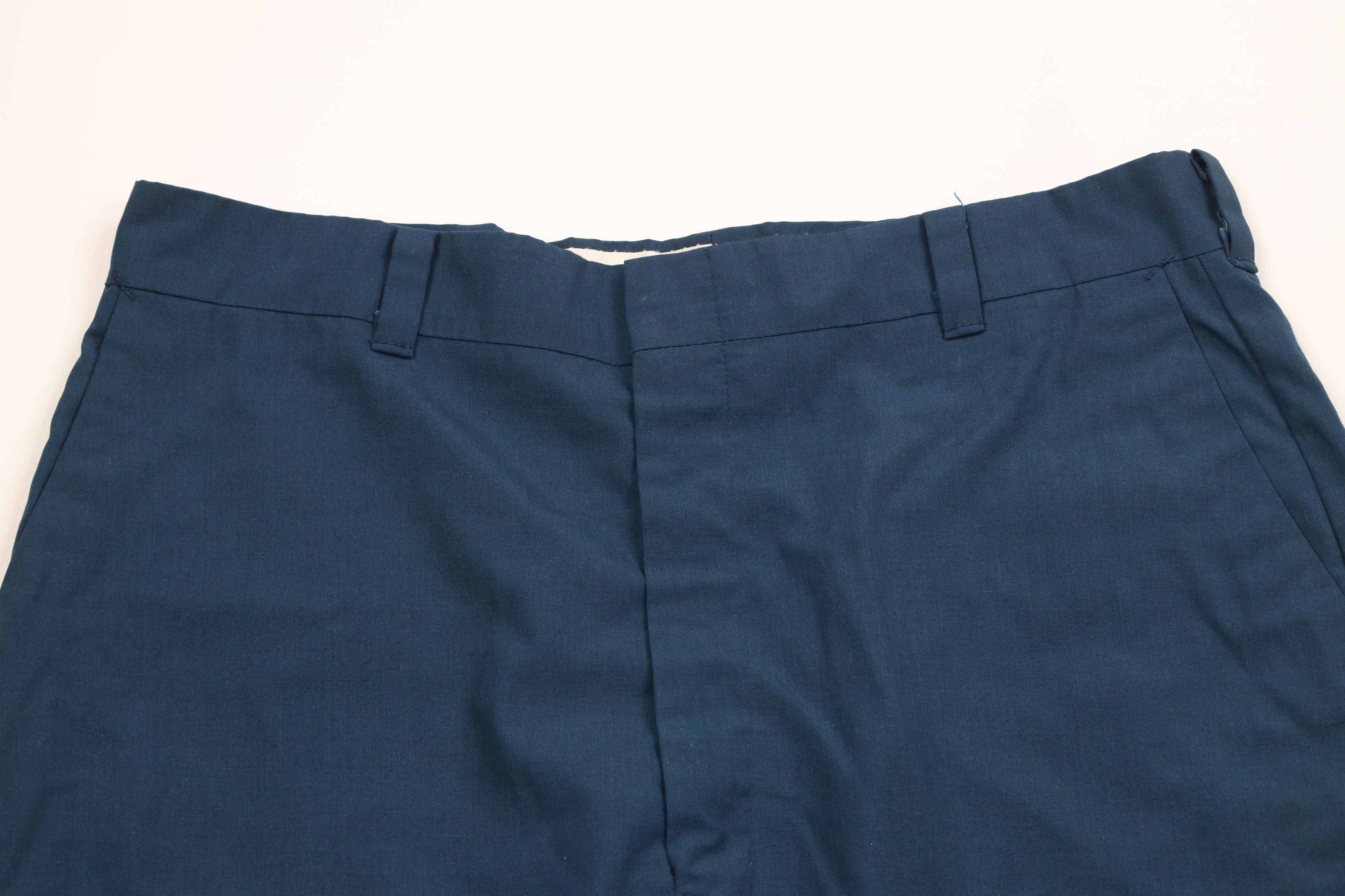 Vintage Vintage 60s 70s Streetwear Above Knee Chino Shorts Blue USA Size US 34 / EU 50 - 2 Thumbnail