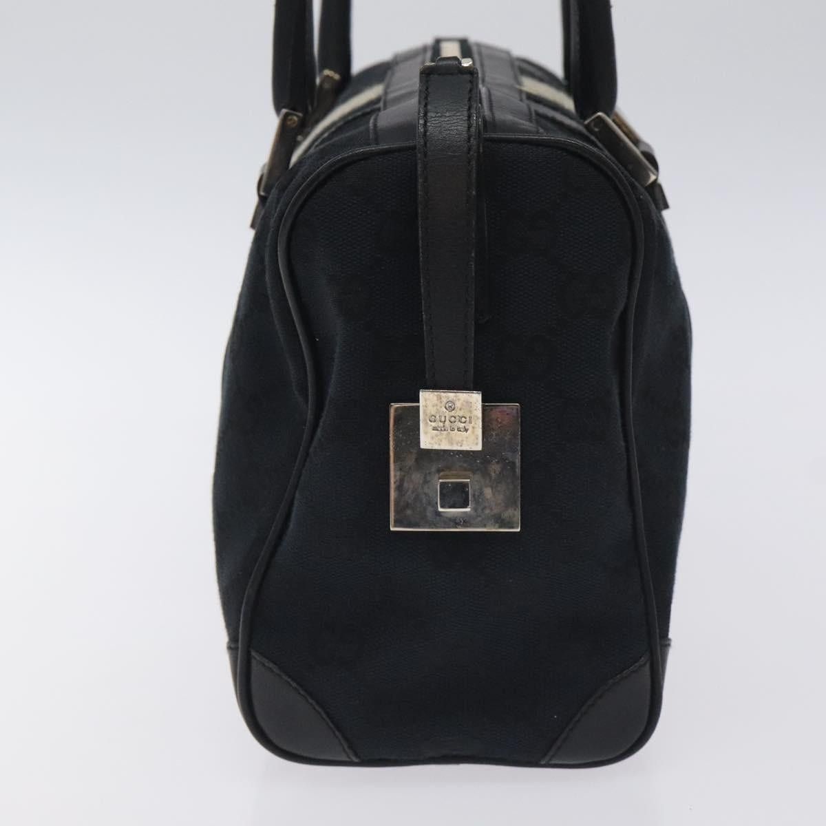 Gucci GUCCI GG Canvas Sherry Line Hand Bag Black Silver 000 0851 Size ONE SIZE - 5 Thumbnail