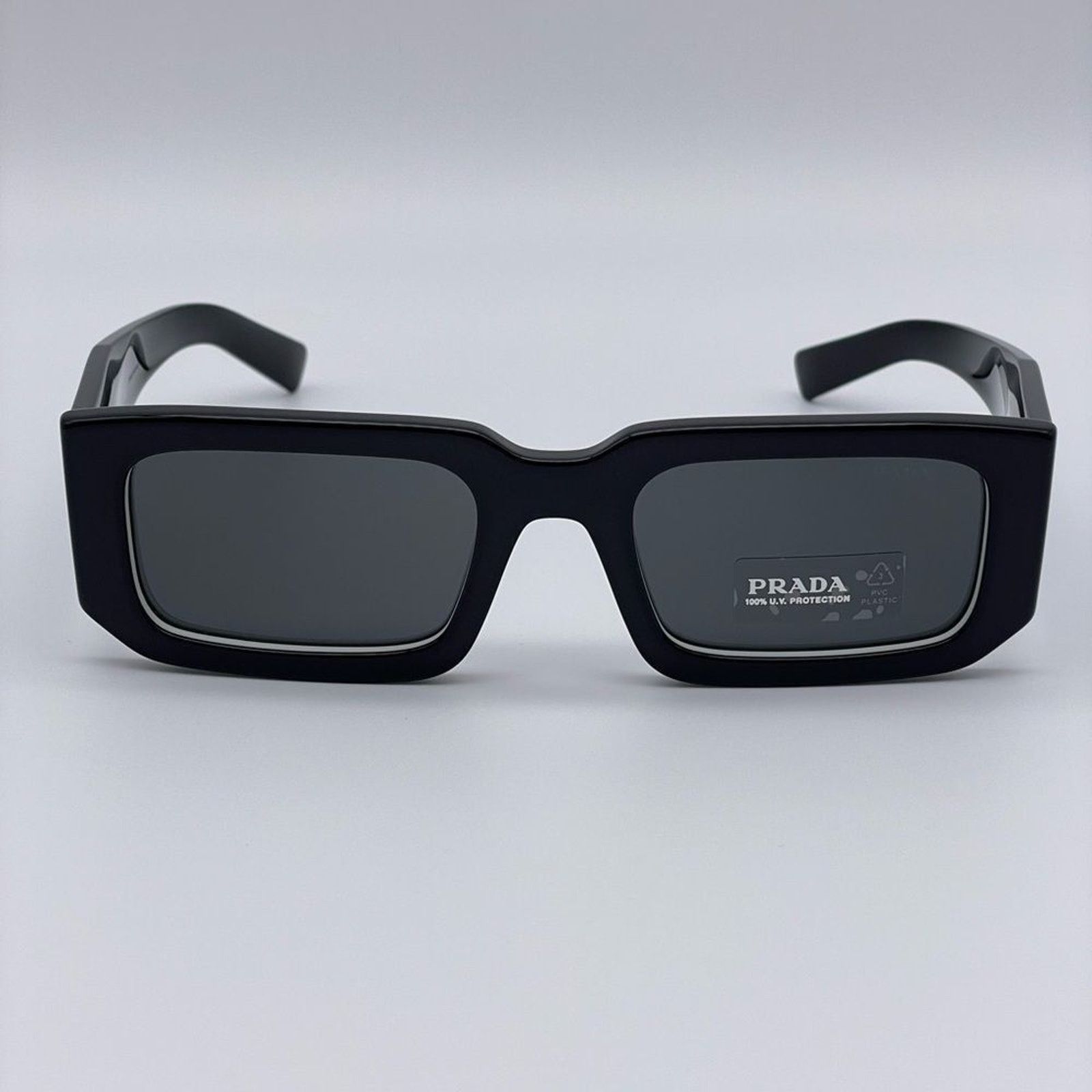 Prada BRAND NEW PRADA PR06YSF 09Q5S0 Black White/Dark Grey Unisex Size ONE SIZE - 2 Thumbnail