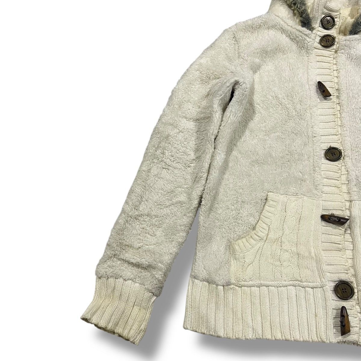 If Six Was Nine VINTAGE ROXY FUR RACCOON JACKET Size L / US 10 / IT 46 - 2 Thumbnail