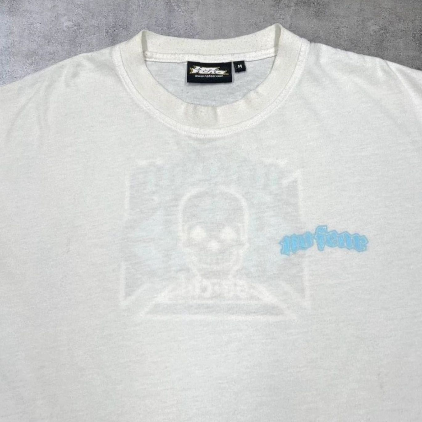 No Fear No Fear “So-Cal” Skater Y2K Logo Spellout Graphic White T-Shirt M Size US M / EU 48-50 / 2 - 5 Thumbnail