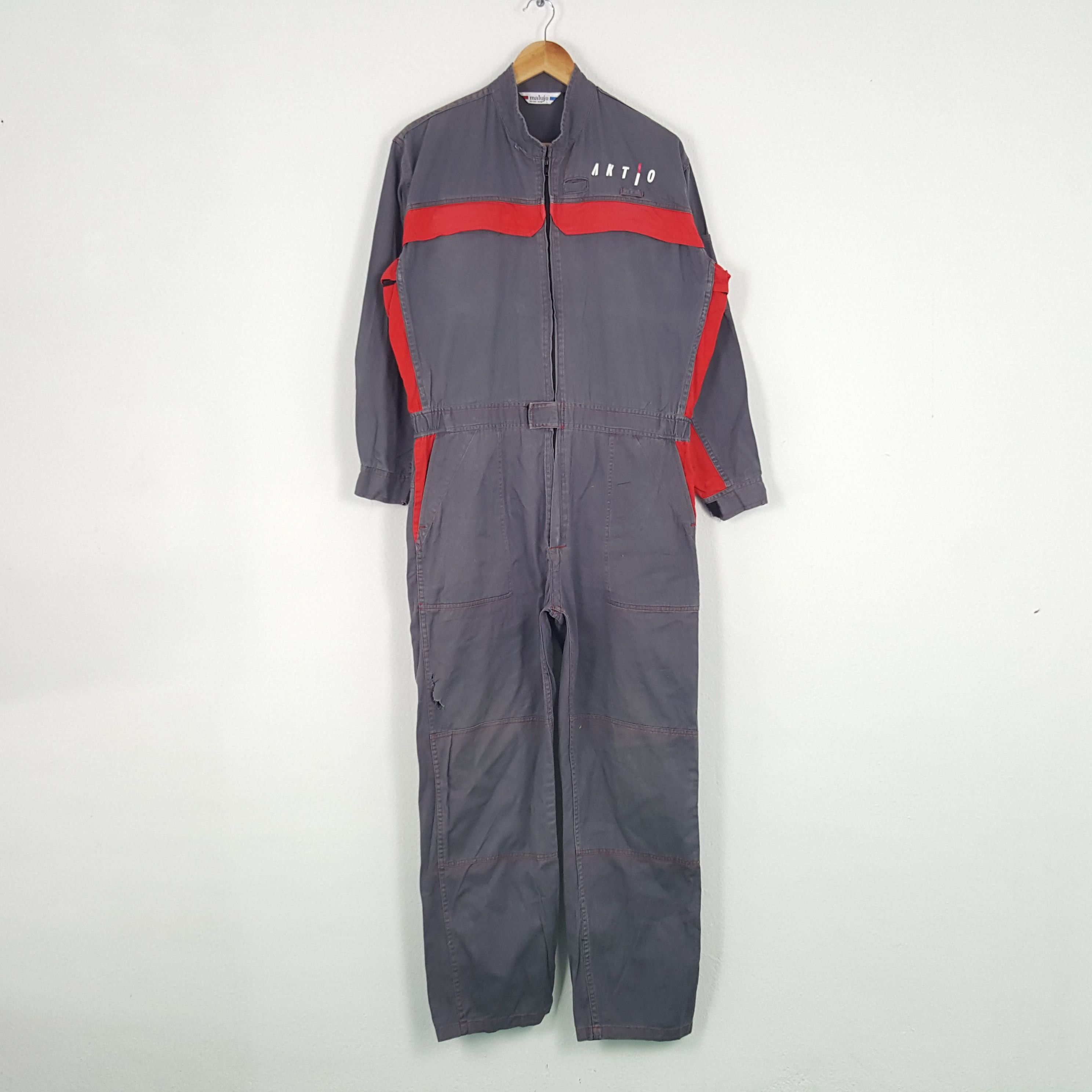 Japanese Brand × Vintage Vintage Aktlo Japanese Workwear Style Coverall Jacket Size US M / EU 48-50 / 2 - 4 Thumbnail