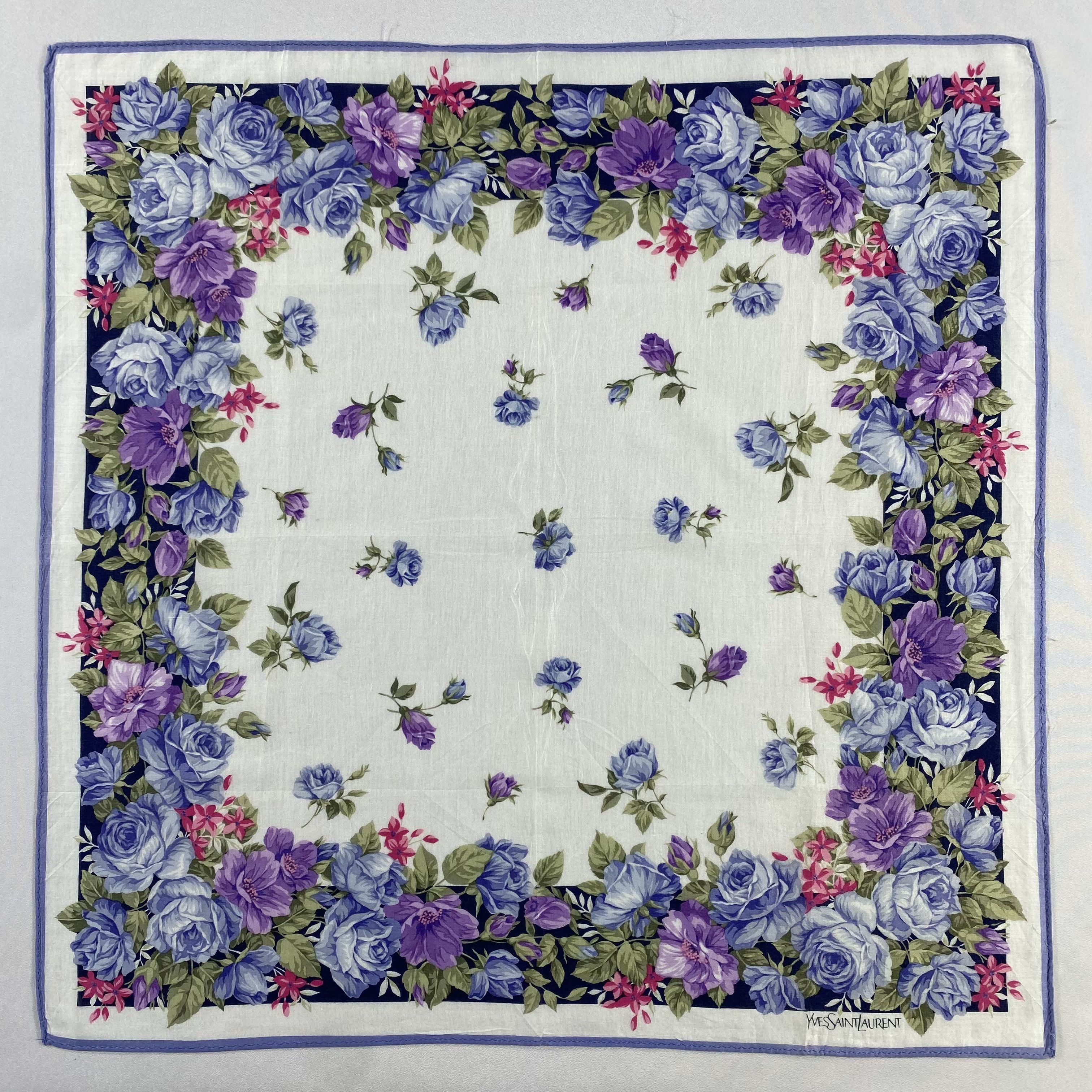 Vintage Yves Saint Laurent Bandana/ Handkerchief / Neckerchief-P1801 Size ONE SIZE - 1 Thumbnail