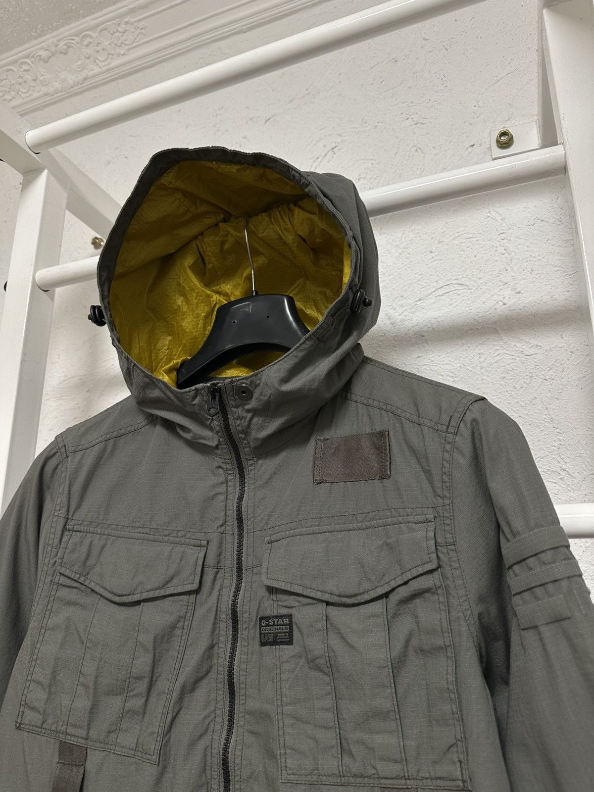 G-Star × Vintage G-Star Raw Military Jacket M Size USA Army Fly Y2K Size US M / EU 48-50 / 2 - 2 Thumbnail