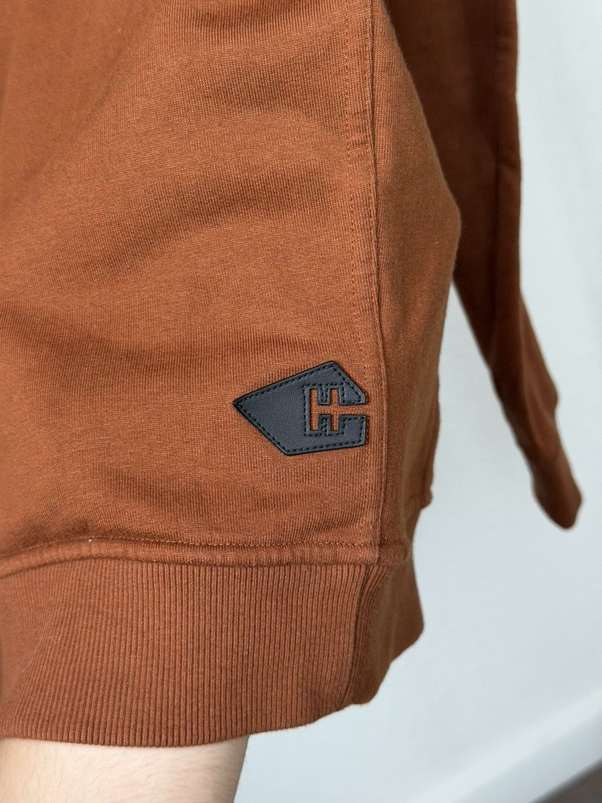 Hermes Hermès Brown Sweatshirt XL Front Pocket Long Sleeve Pullover Size US XL / EU 56 / 4 - 21 Thumbnail