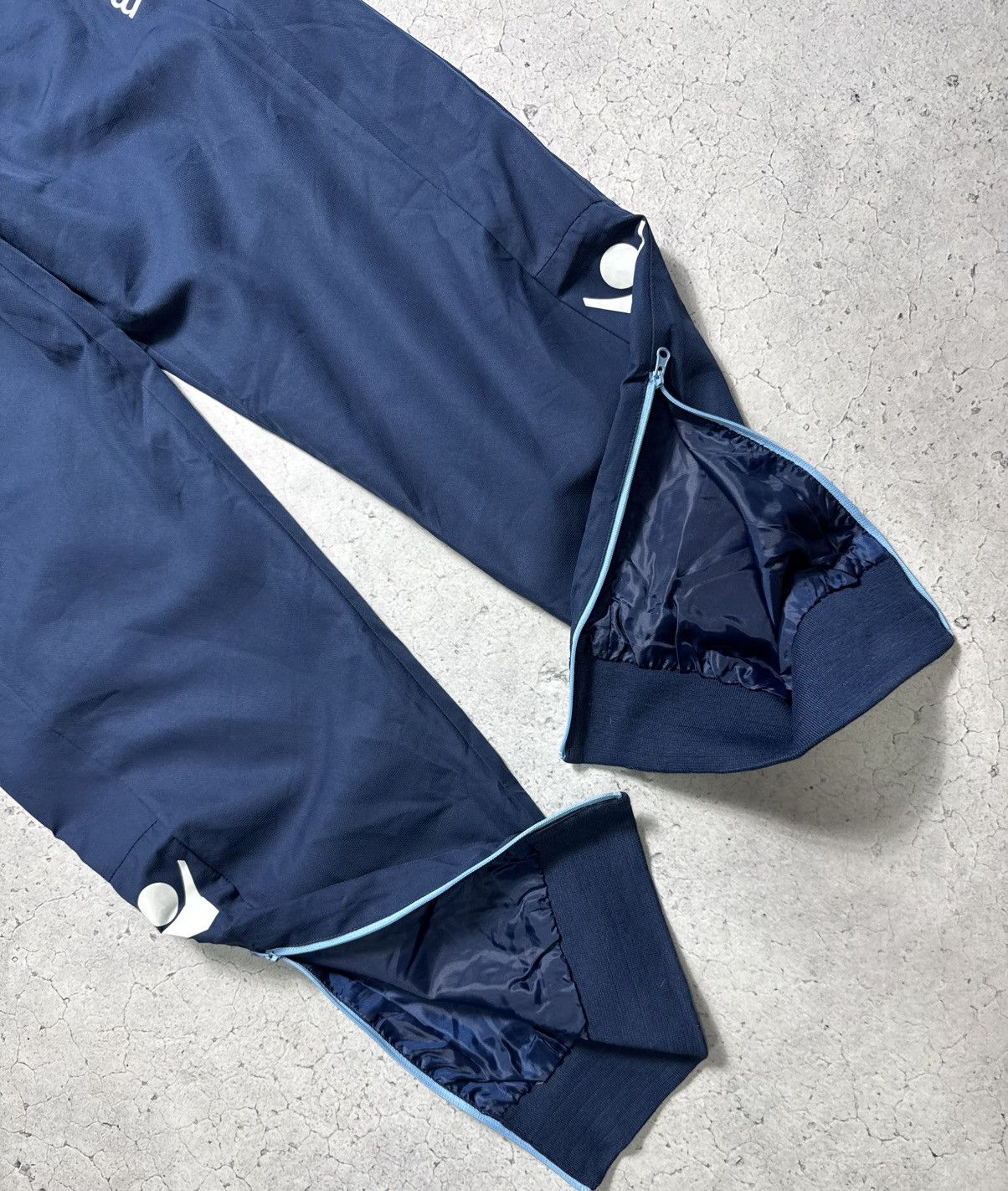 Macron Macron FC Lazio Nylon Football Track Pants Drill Soccer Size US 36 / EU 52 - 4 Thumbnail