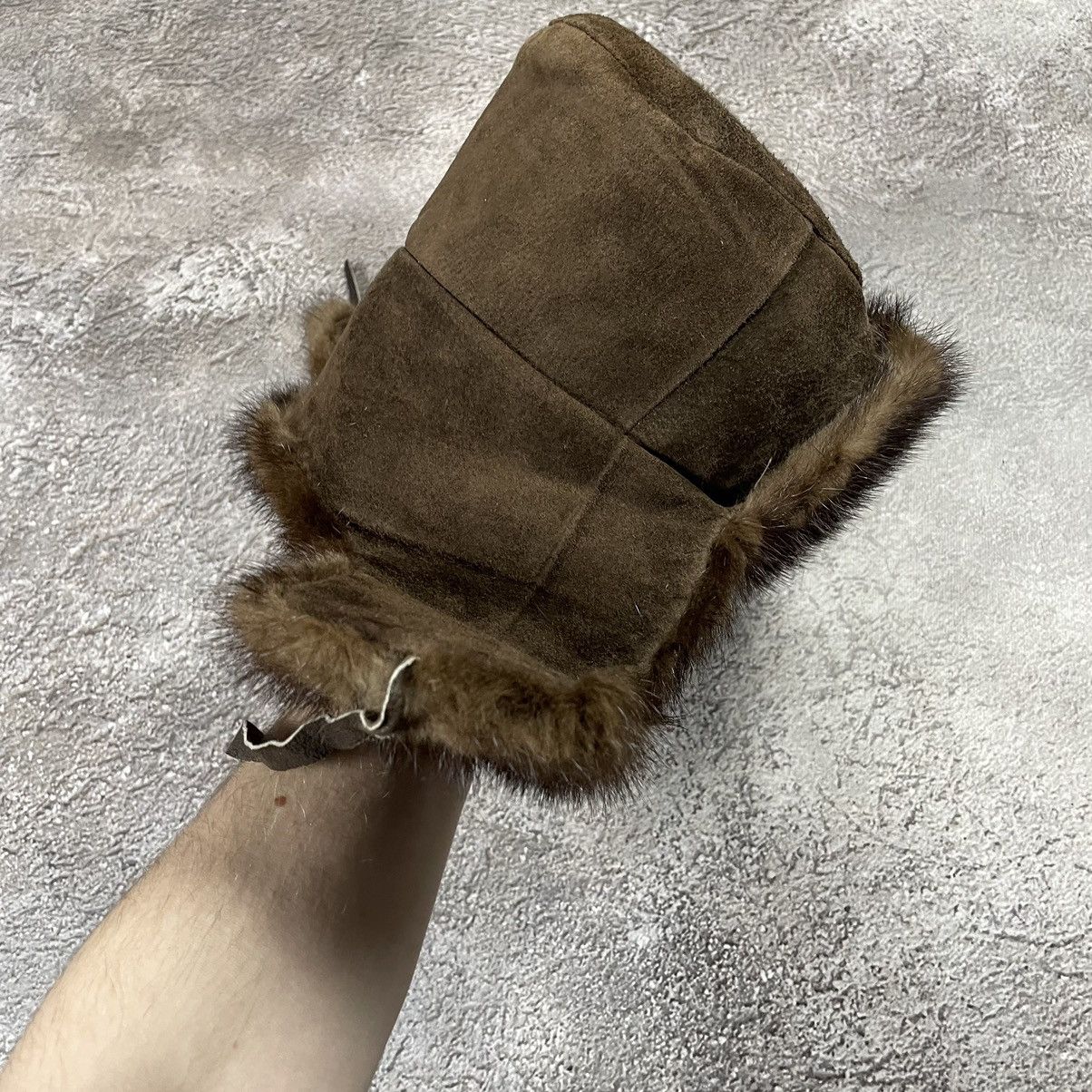 Vintage Vintage 90s Alt Beanie Mohair Ushanka Faux American VTg Size ONE SIZE - 4 Thumbnail