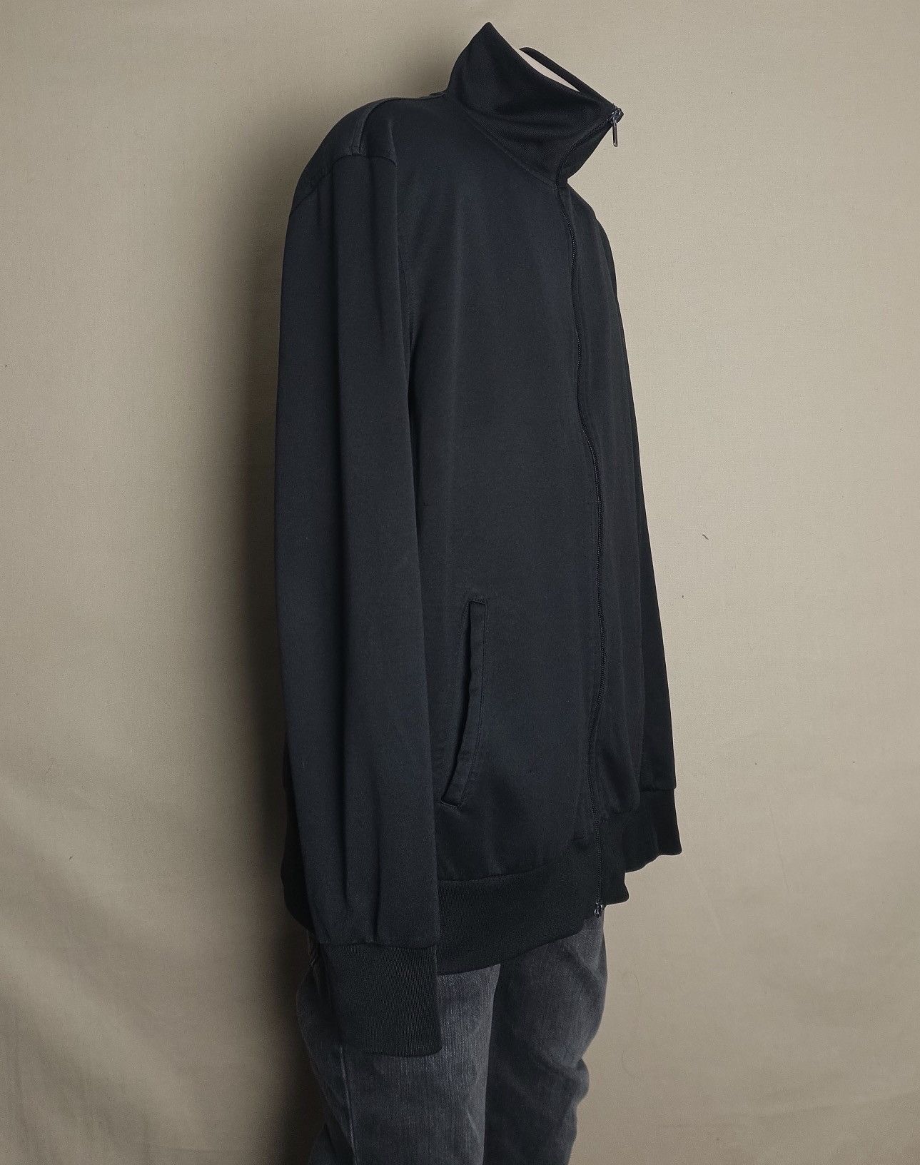 Adidas × Japanese Brand × Yohji Yamamoto Adidas Y-3 Yohji Yamamoto Mens Black Poly Track Zip Jacket Size US XL / EU 56 / 4 - 7 Thumbnail