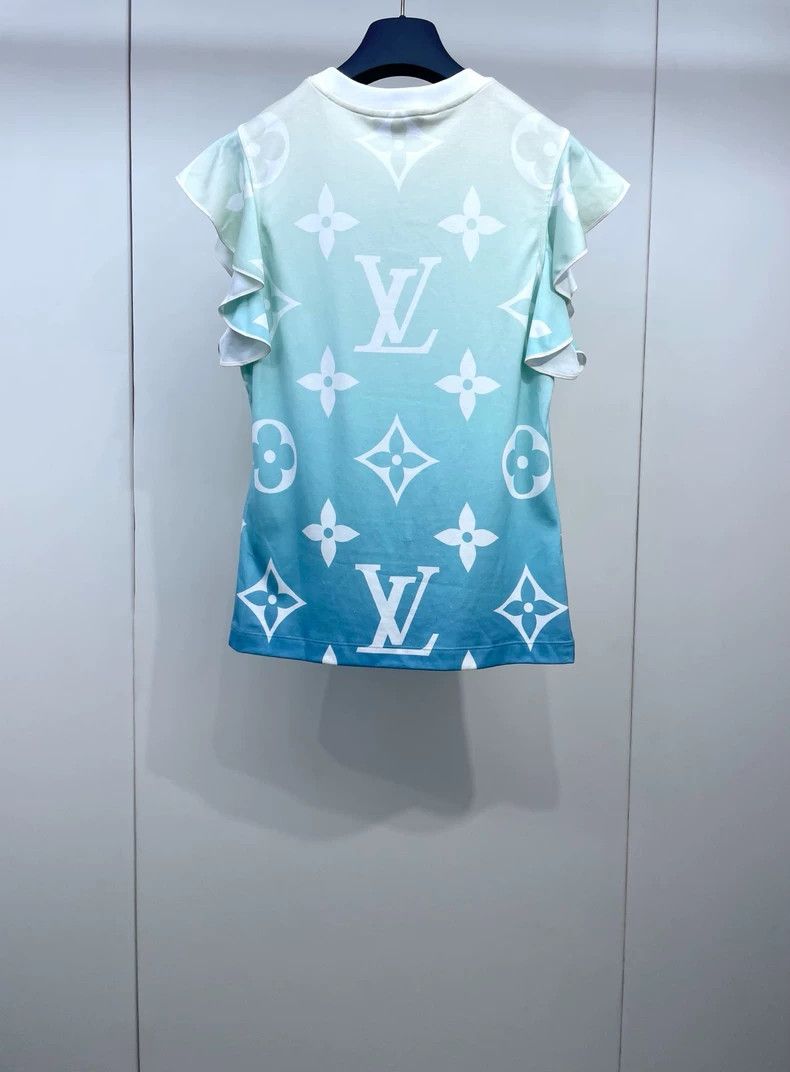 Louis Vuitton Louis Vuitton Presbyopic Gradient Lace short Sleeve Size S / US 4 / IT 40 - 2 Thumbnail
