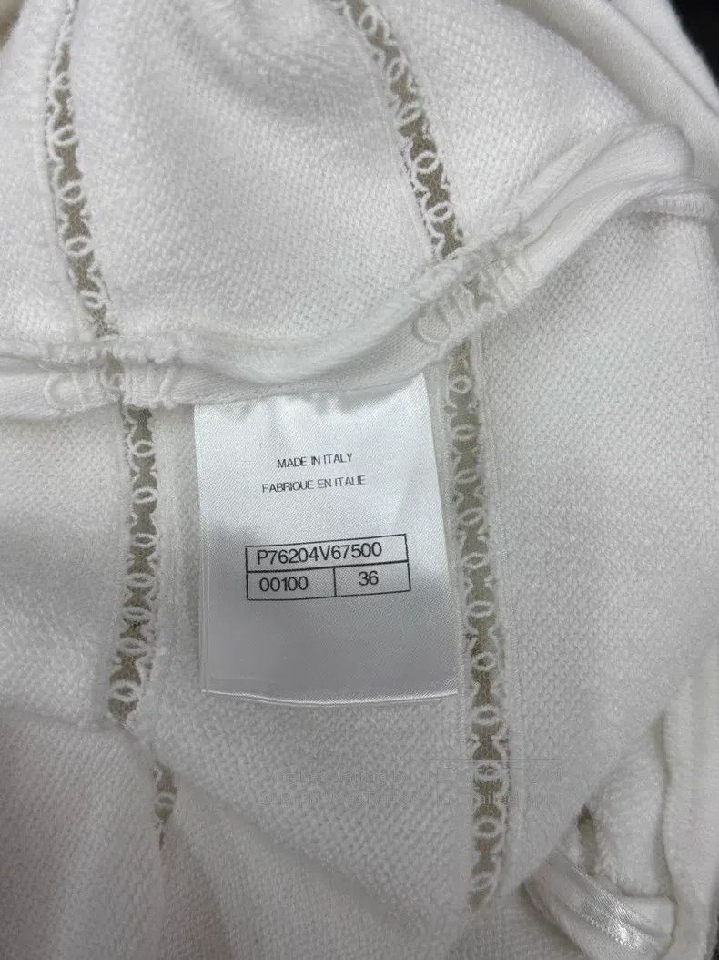Chanel Chanel 24M white hollow striped short sleeve Size 24" / US 00 / IT 34 - 4 Thumbnail