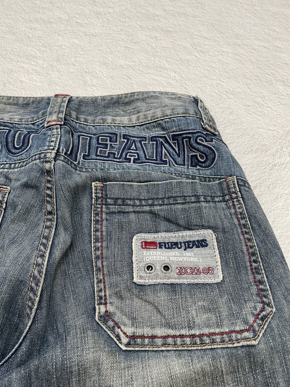 Fubu 2000s Fubu Retro Denim Embroidered Y2K Size US 27 - 7 Thumbnail