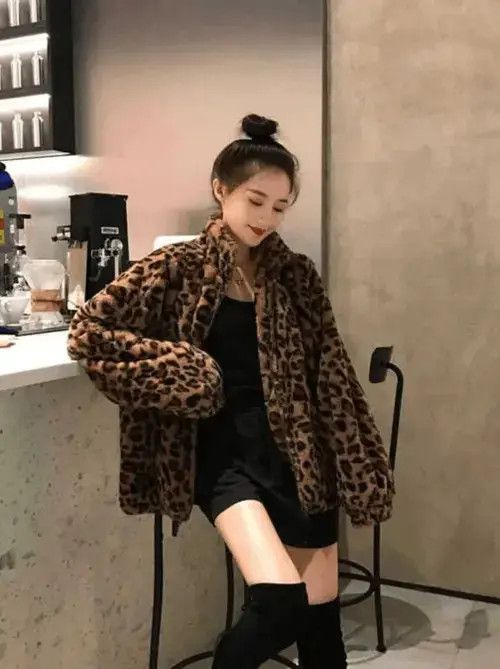 Japanese Brand Grunge Korean Leopard Jacket Size ONE SIZE - 1 Thumbnail