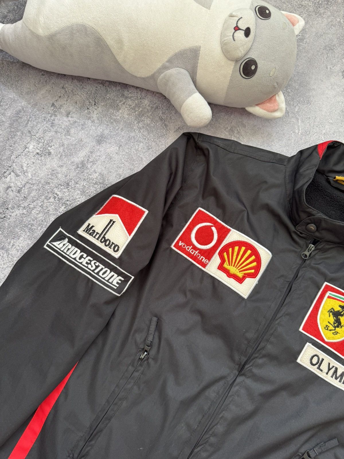 Ferrari Vintage Ferrari Racing Jacket Marlboro Black Size US XL / EU 56 / 4 - 4 Thumbnail